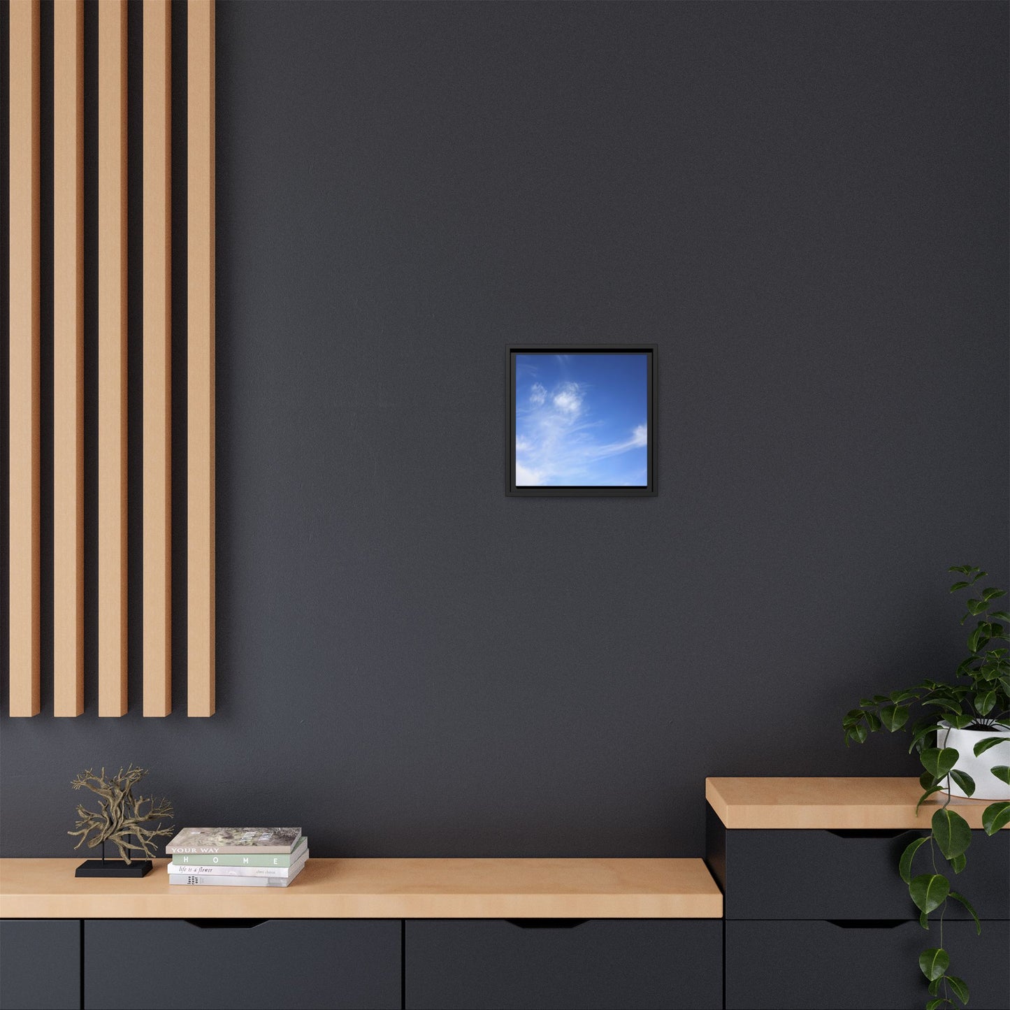 Blue Serenity - Unique Stretched Canvas Wall Art