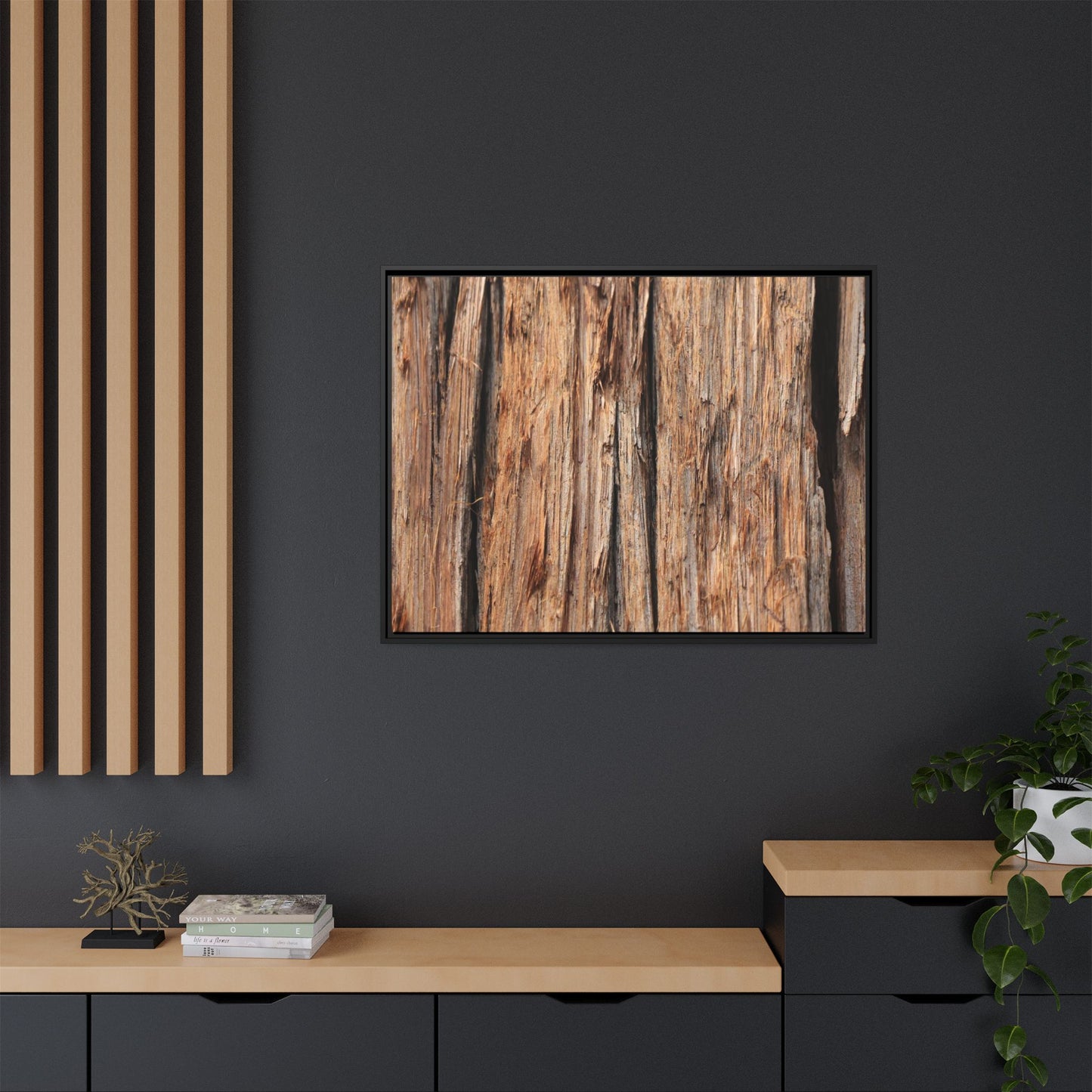 Timber Echoes - Unique Stretched Canvas Wall Art
