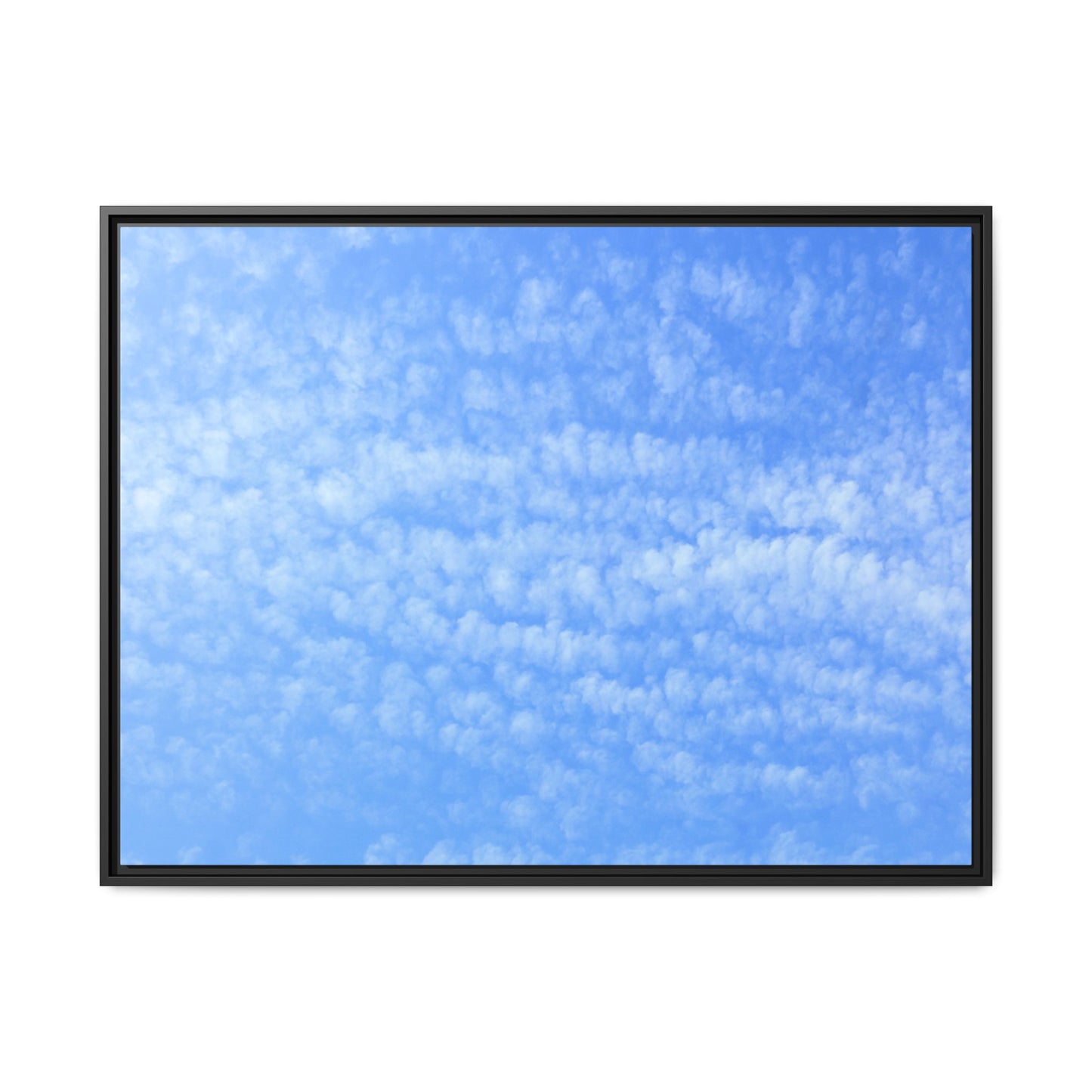 Wispy Blue Dreams - Unique Stretched Canvas Wall Art