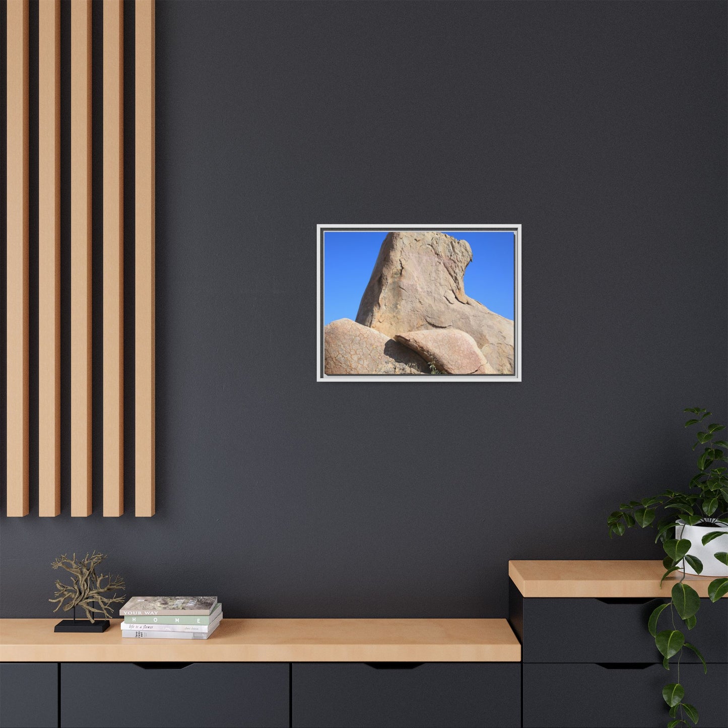 Rocky Sentinel - Unique Stretched Canvas Wall Art