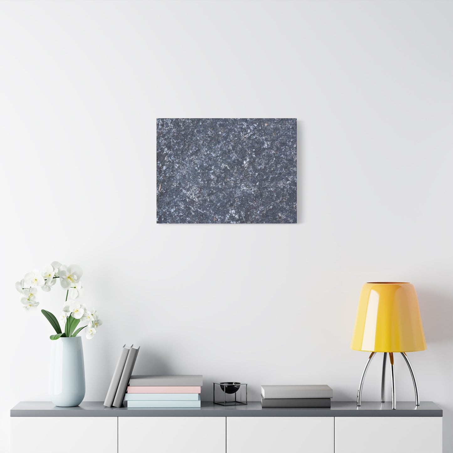 Frozen Whispers of Stone - Unique Frameless Canvas Wall Art