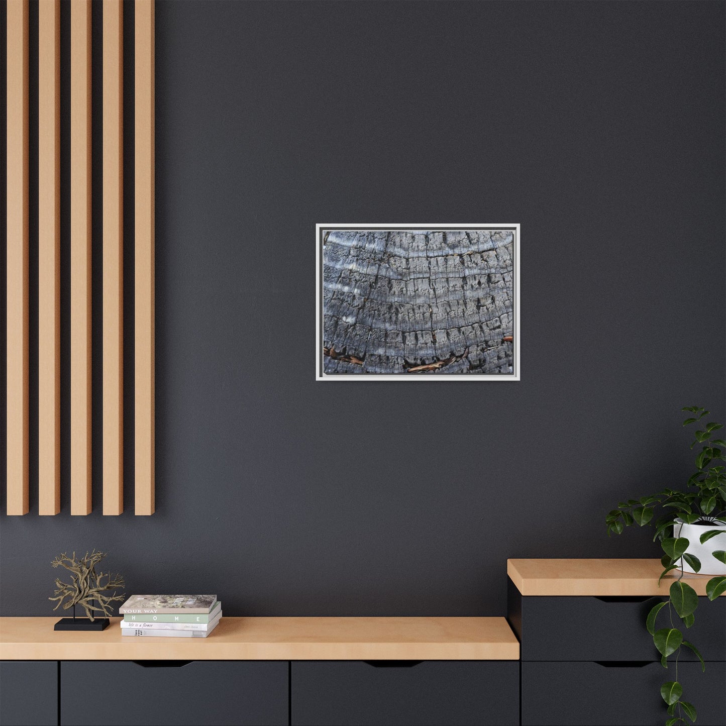 Charred Memories - Unique Stretched Canvas Wall Art