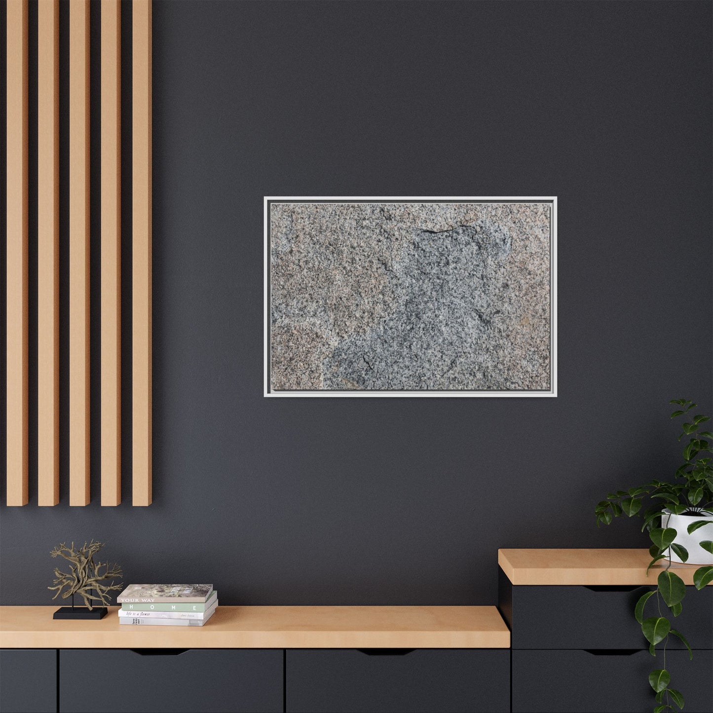 Stone Symphony - Unique Stretched Canvas Wall Art