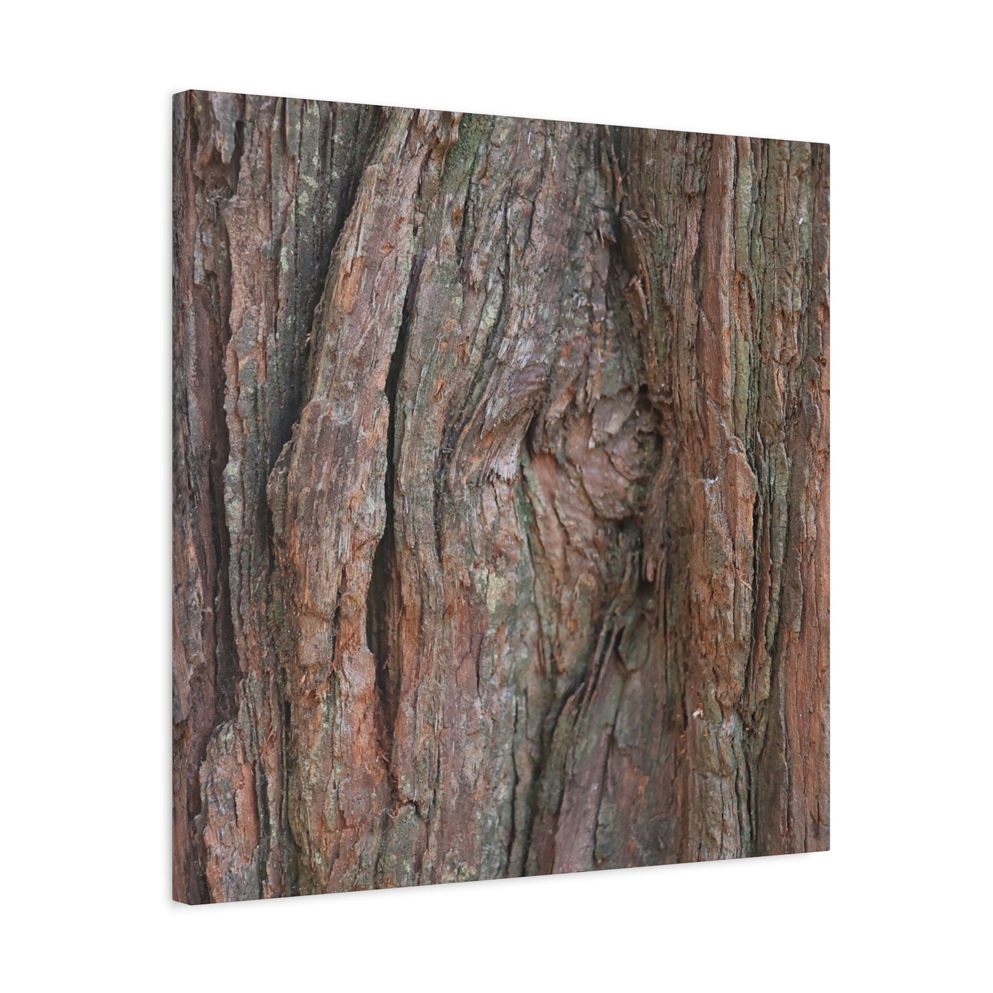 Rustic Embrace - Unique Frameless Canvas Wall Art