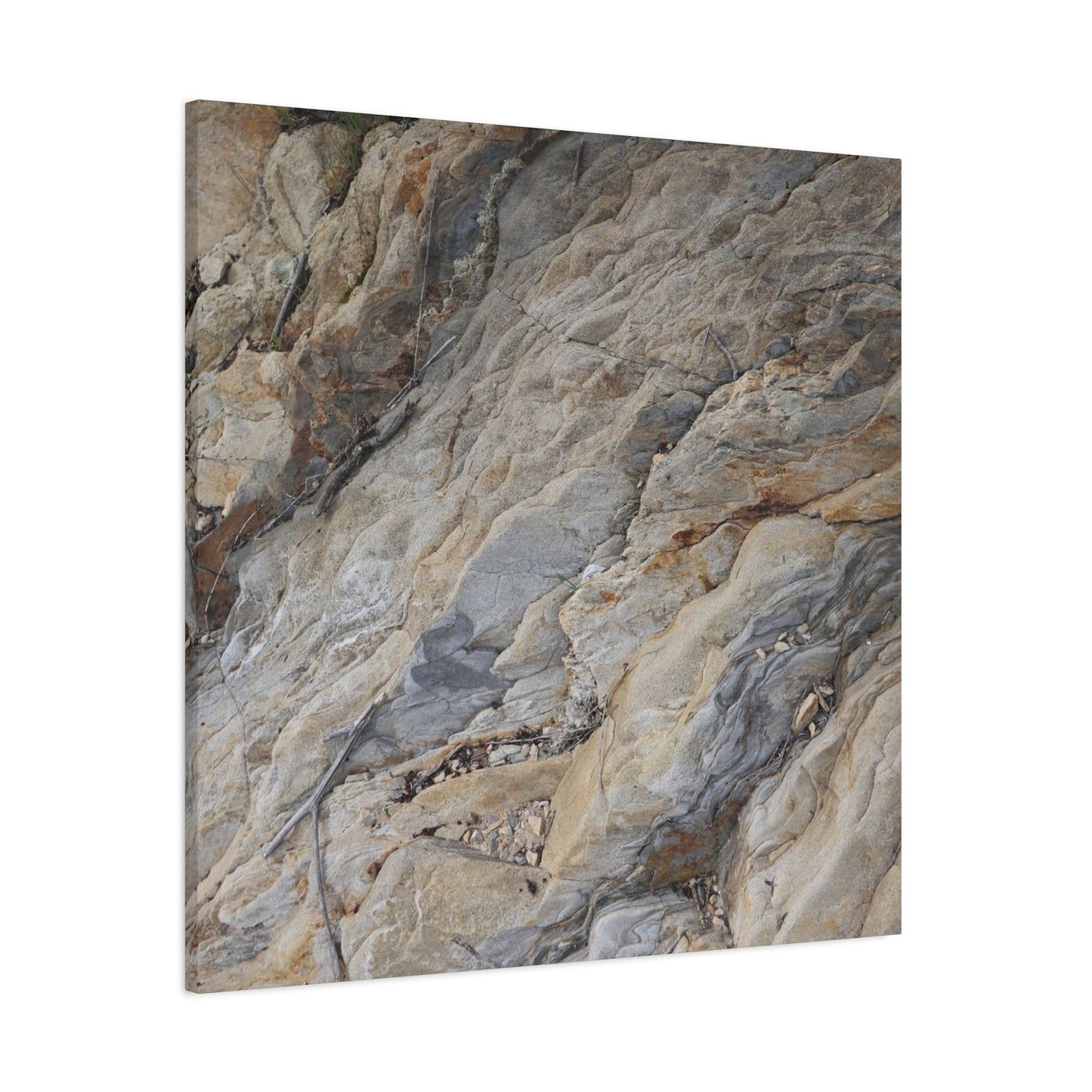 Stone Memory - Unique Frameless Canvas Wall Art