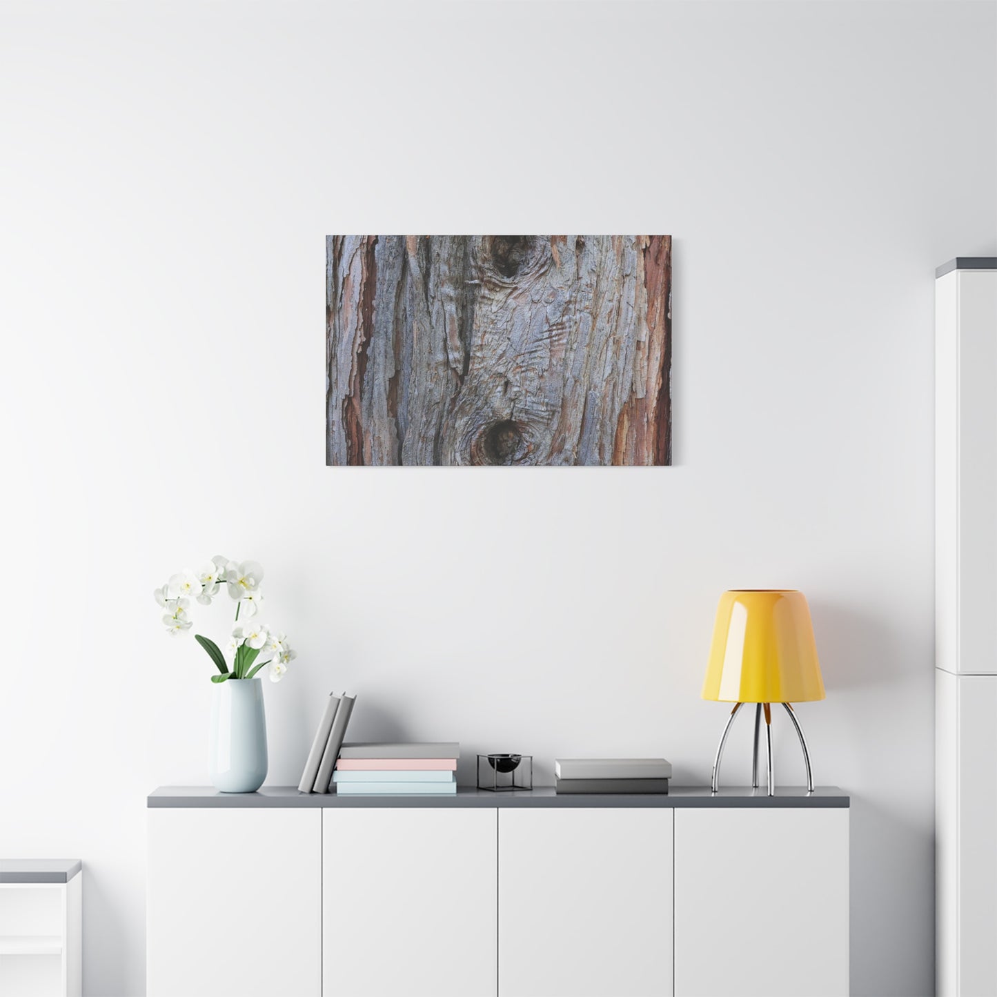 Wooden Memoir - Unique Frameless Canvas Wall Art