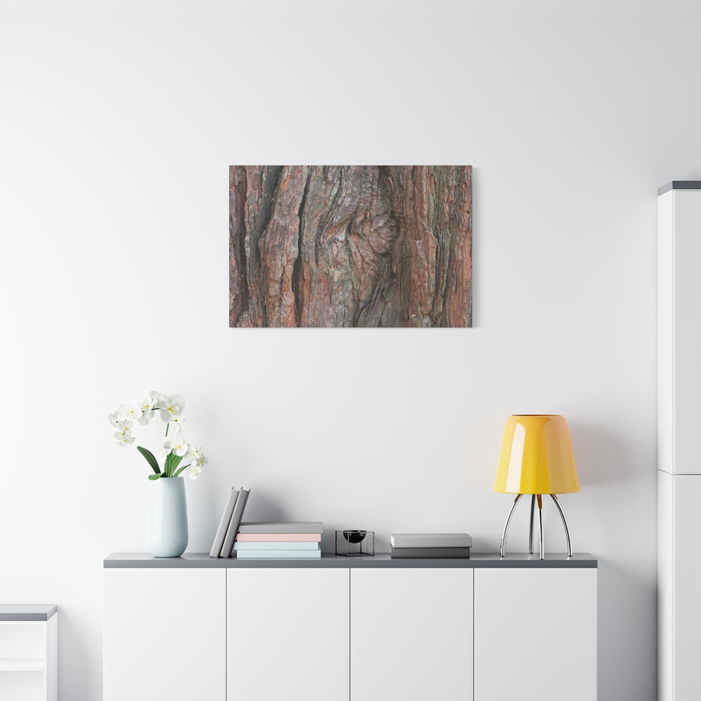 Rustic Embrace - Unique Frameless Canvas Wall Art