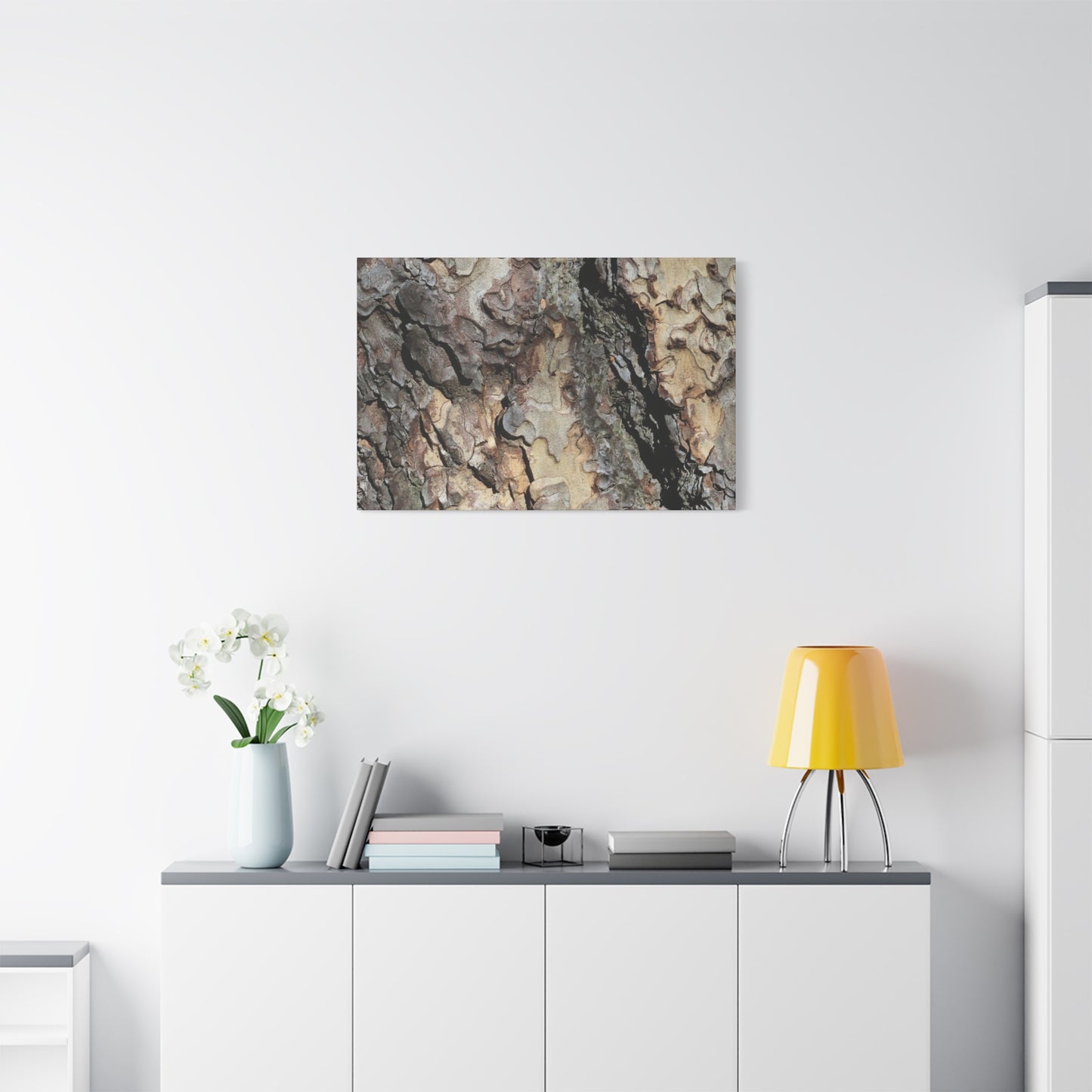Wooden Labyrinth - Unique Frameless Canvas Wall Art