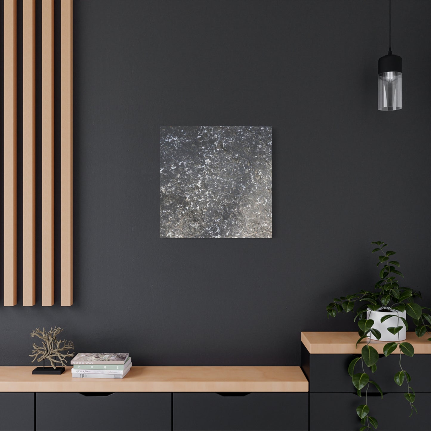 Cosmic Dust Fragments - Unique Frameless Canvas Wall Art