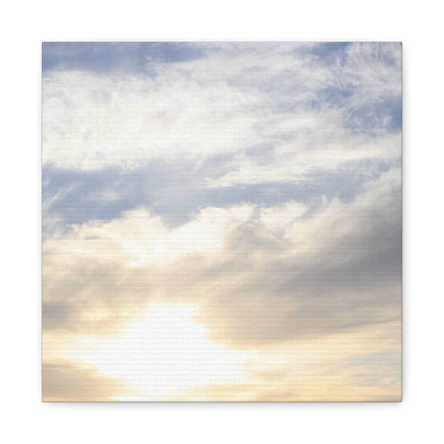 Whispers of Ethereal Light - Unique Frameless Canvas Wall Art