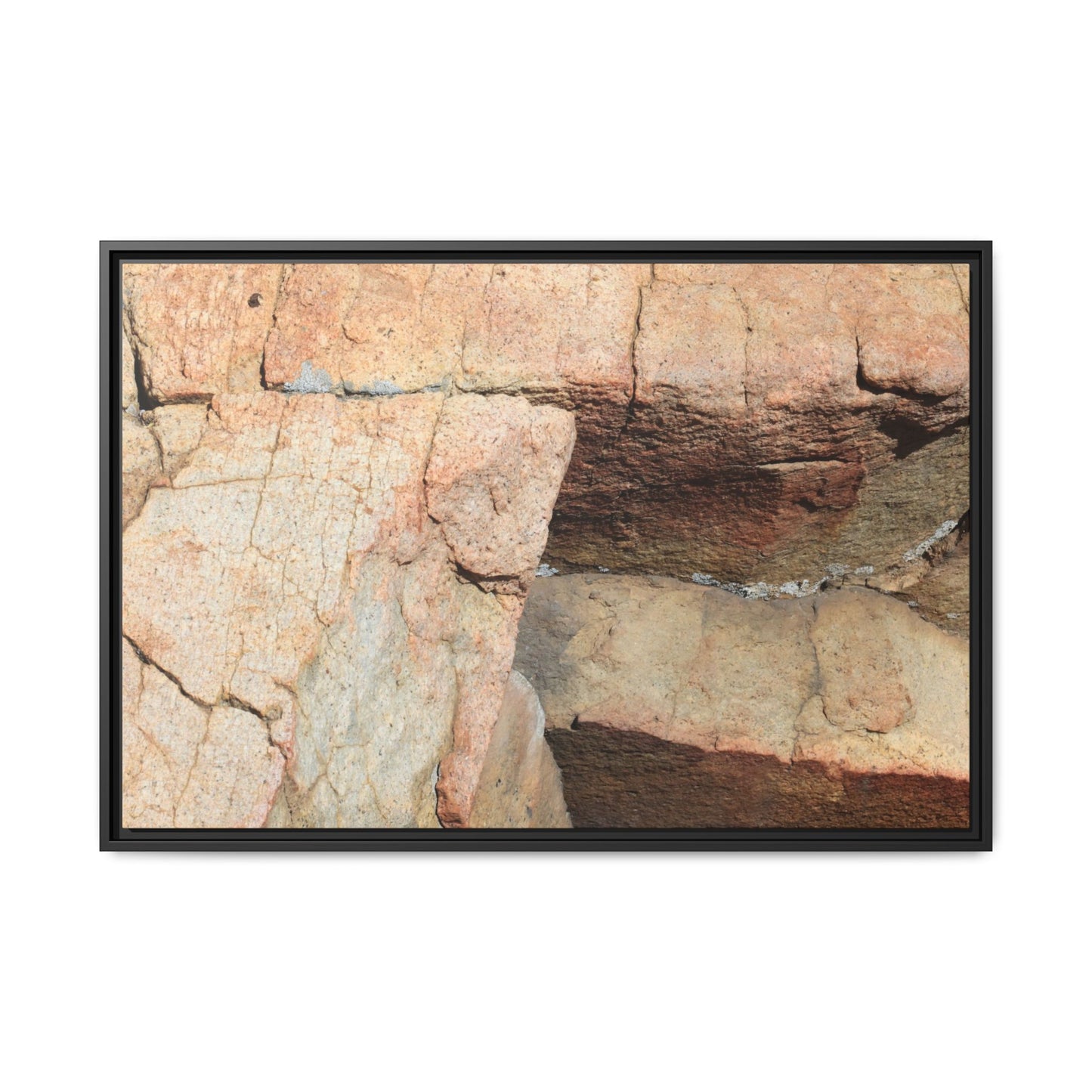 Fractured Stone - Unique Stretched Canvas Wall Art