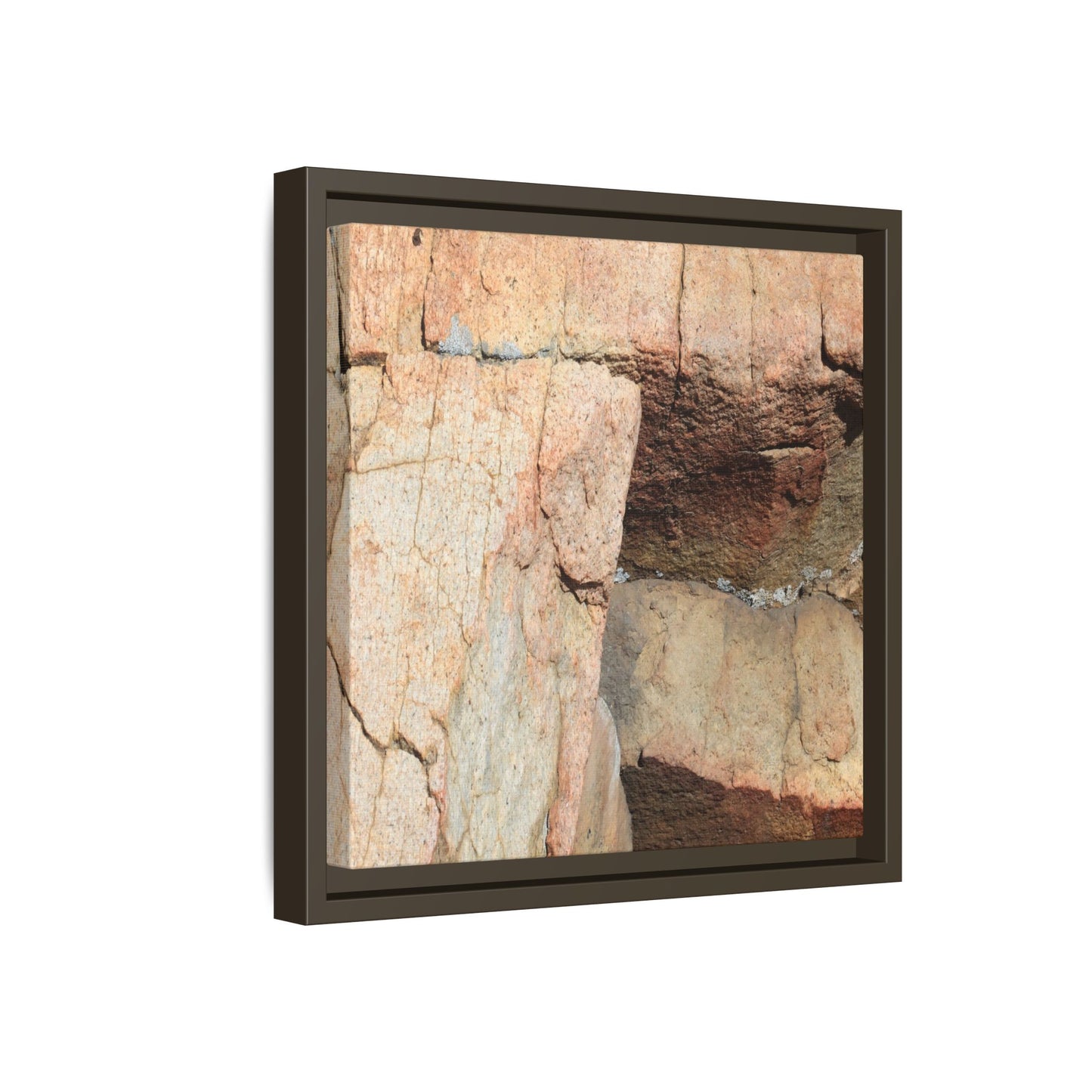 Fractured Stone - Unique Stretched Canvas Wall Art