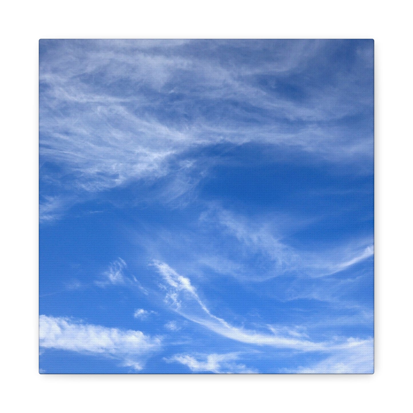 Sky's Ethereal Dance - Unique Frameless Canvas Wall Art