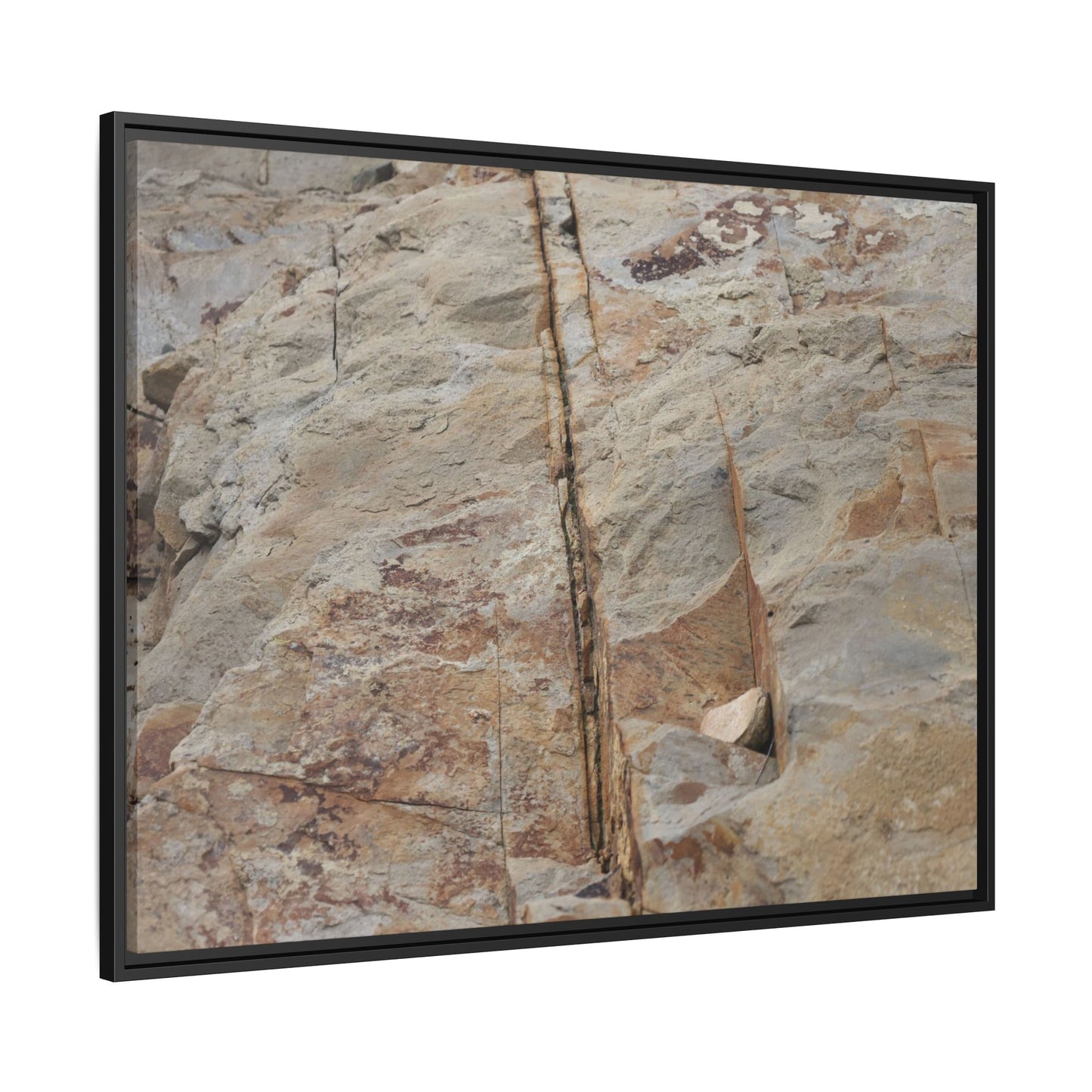 Sedimentary Symphony - Unique Stretched Canvas Wall Art
