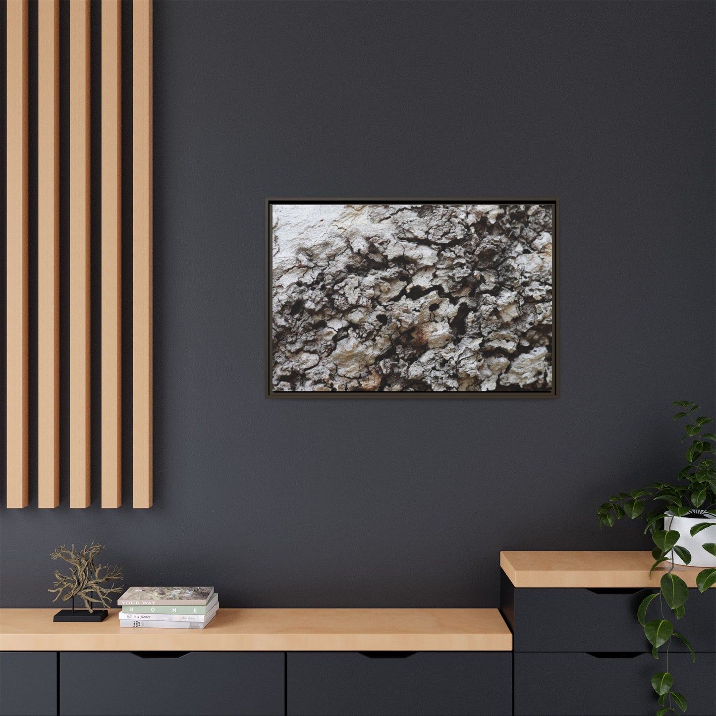 Cracked Terrain - Unique Stretched Canvas Wall Art