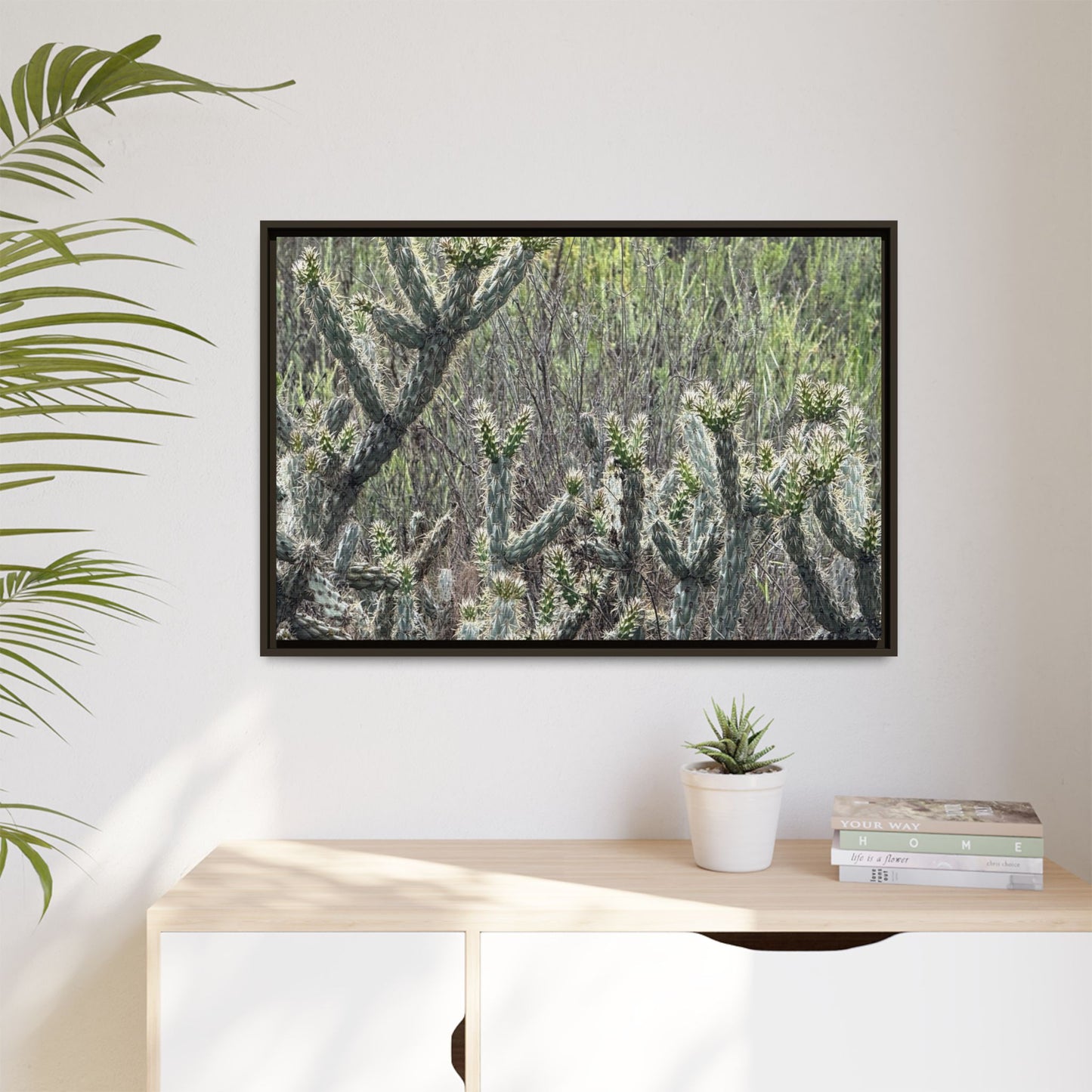 Prickly Paradise - Unique Stretched Canvas Wall Art