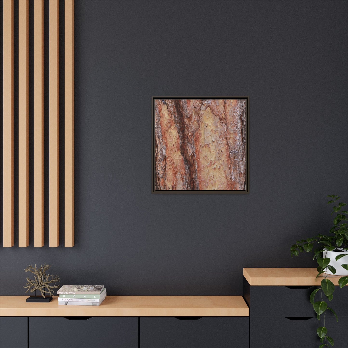 Rustic Rhythms - Unique Stretched Canvas Wall Art