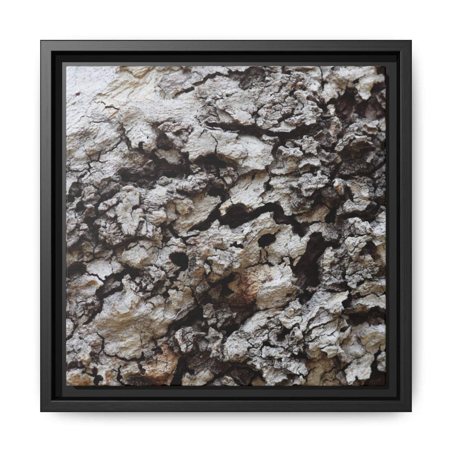 Cracked Terrain - Unique Stretched Canvas Wall Art
