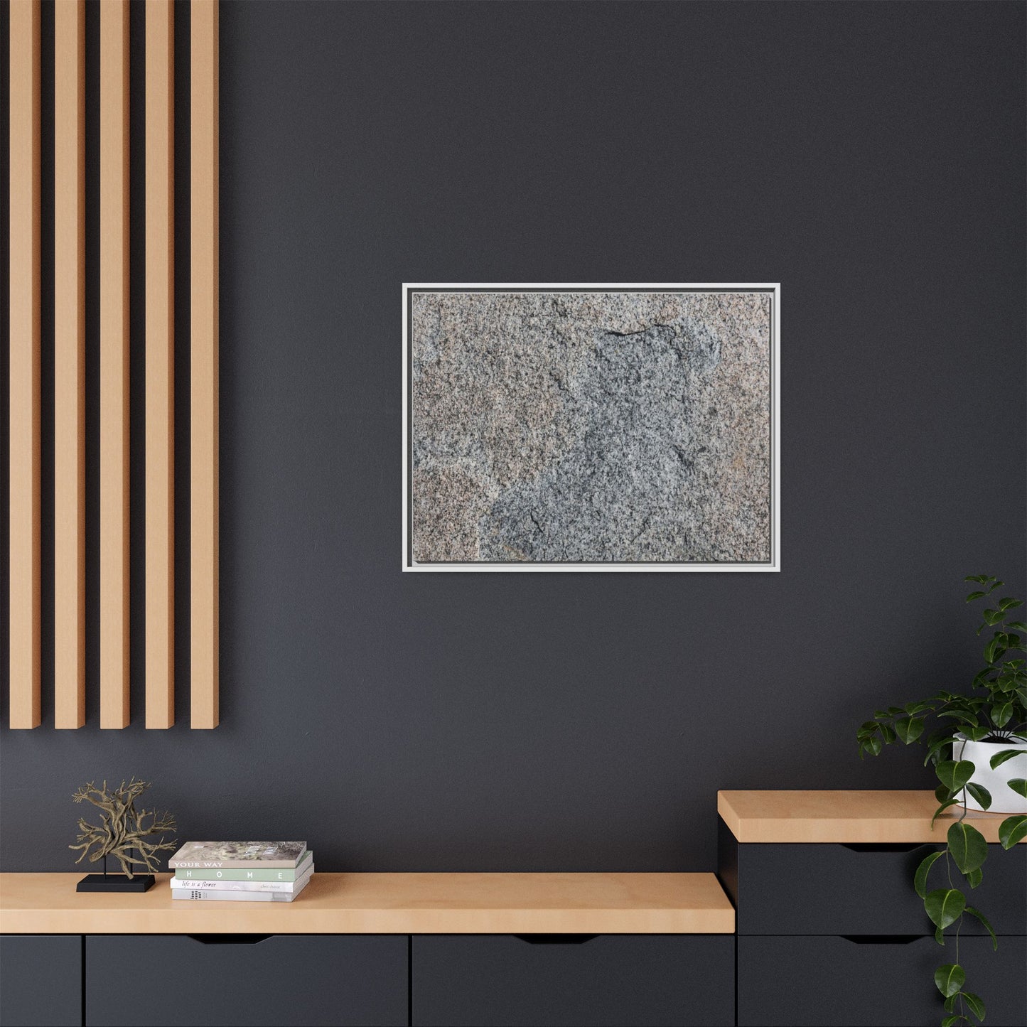 Stone Symphony - Unique Stretched Canvas Wall Art