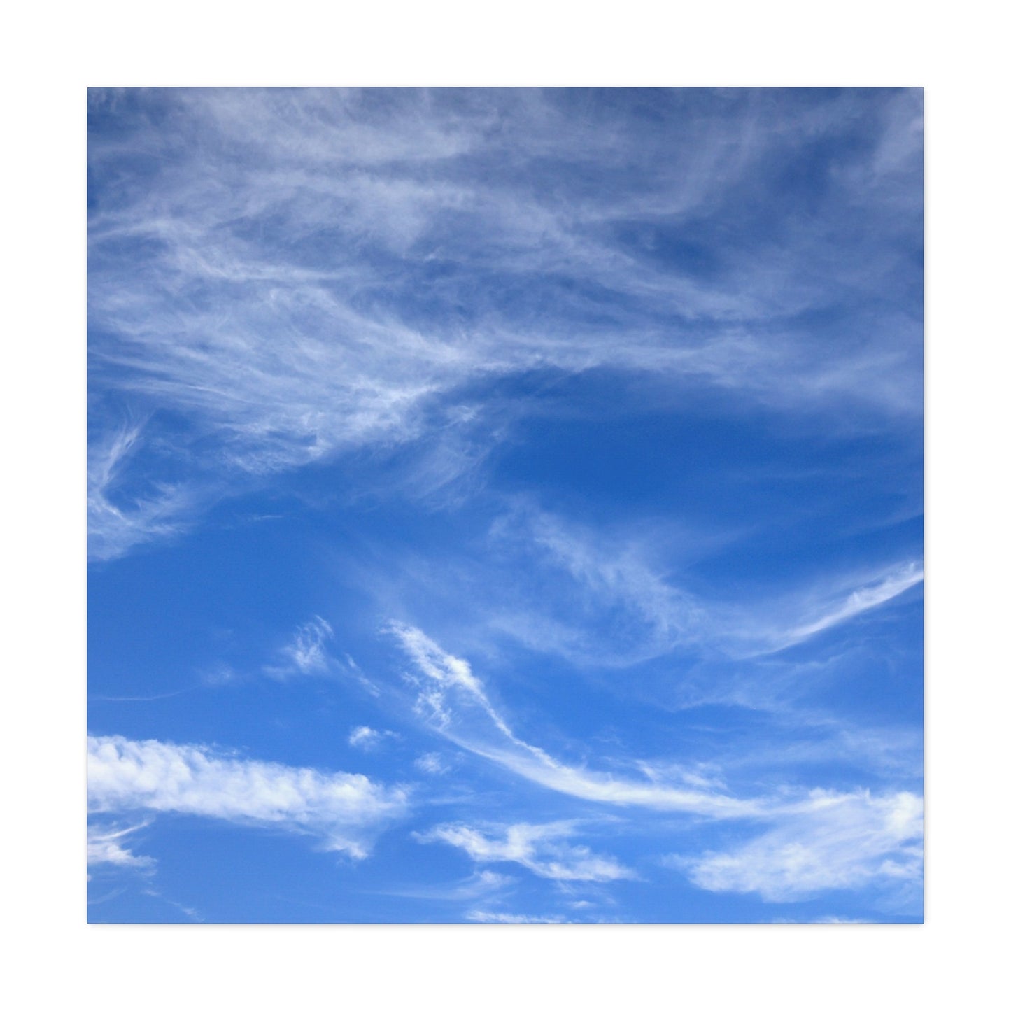Sky's Ethereal Dance - Unique Frameless Canvas Wall Art