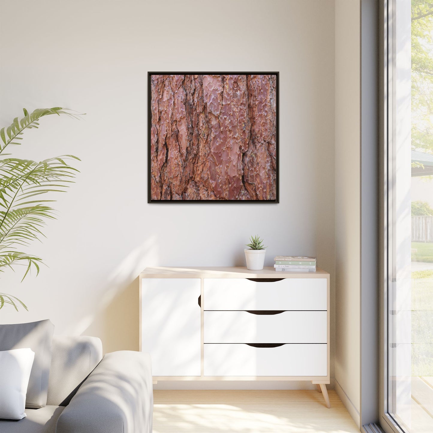 Russet Ridges - Unique Stretched Canvas Wall Art