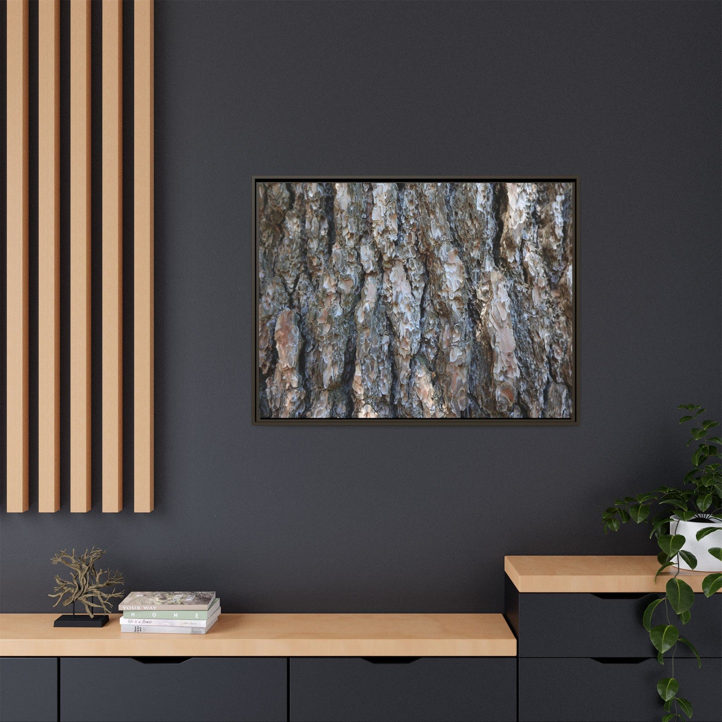Bark Whispers - Unique Stretched Canvas Wall Art