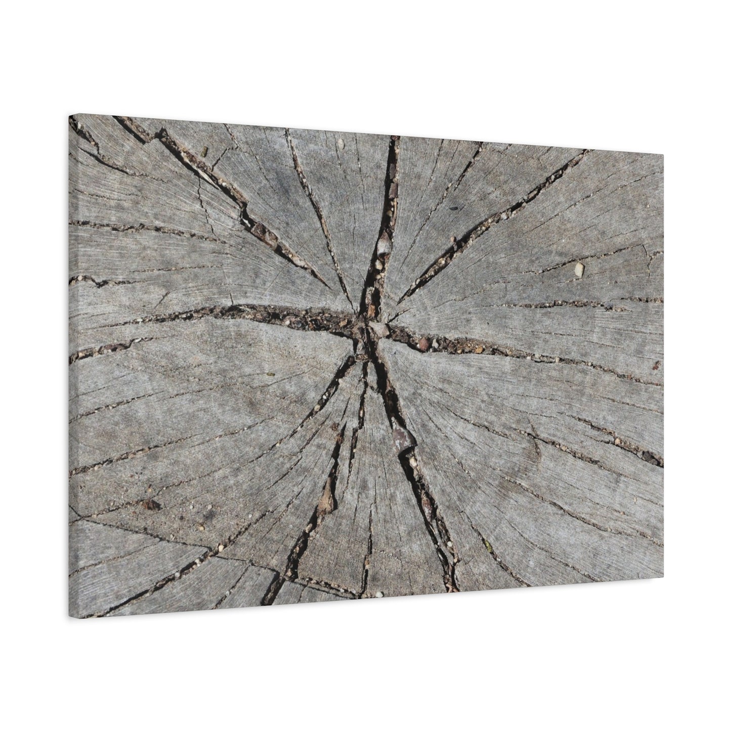 Cracked Chronicle - Unique Frameless Canvas Wall Art