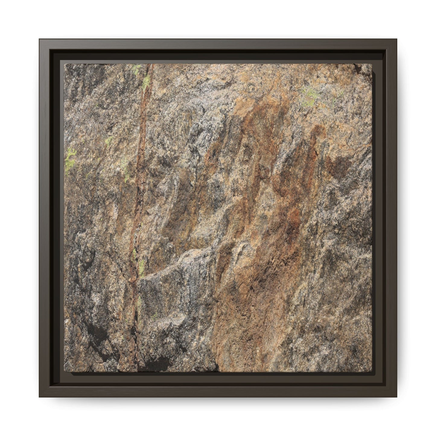 Weathered Rock Formation - Unique Stretched Canvas Wall Art