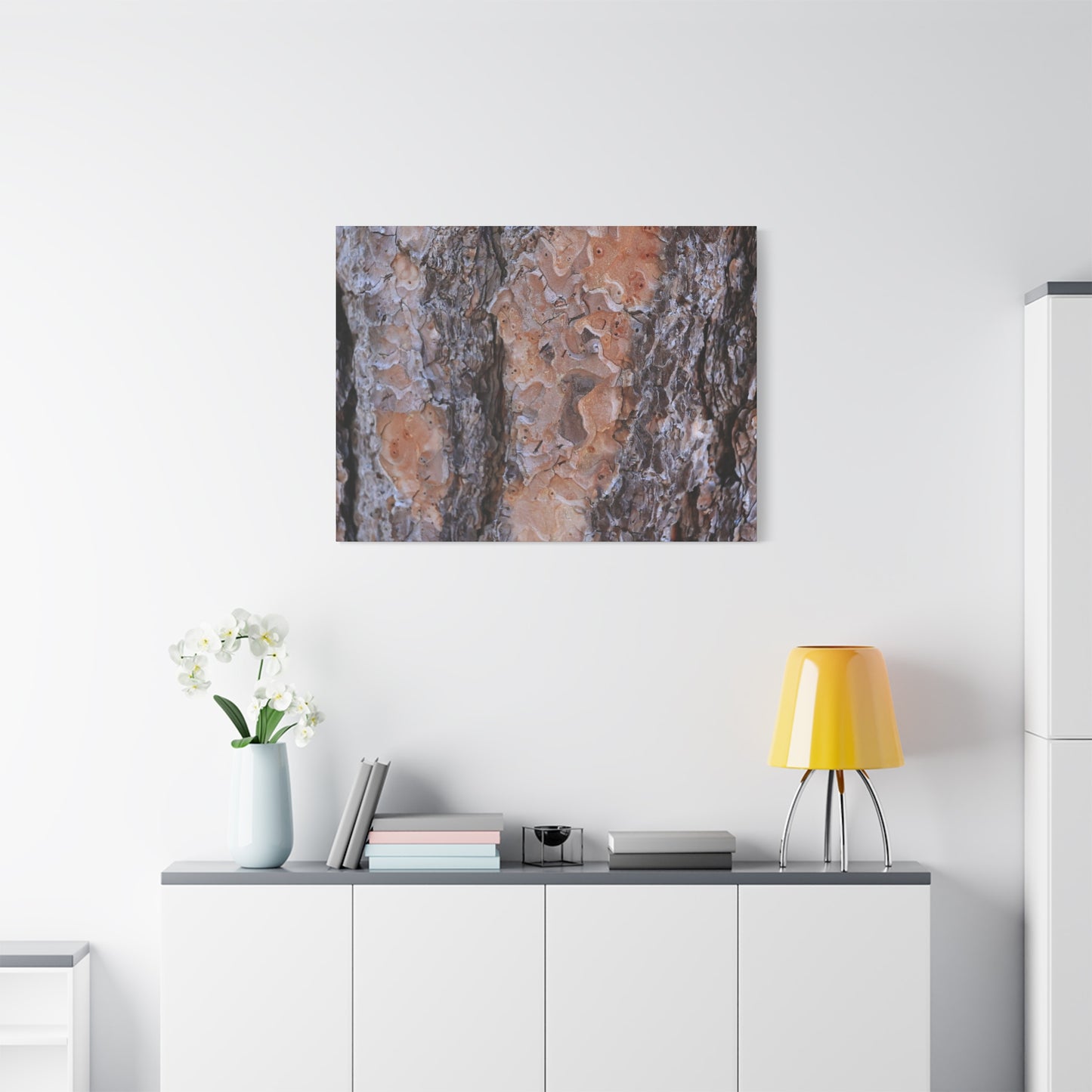 Terracotta Textures - Unique Frameless Canvas Wall Art