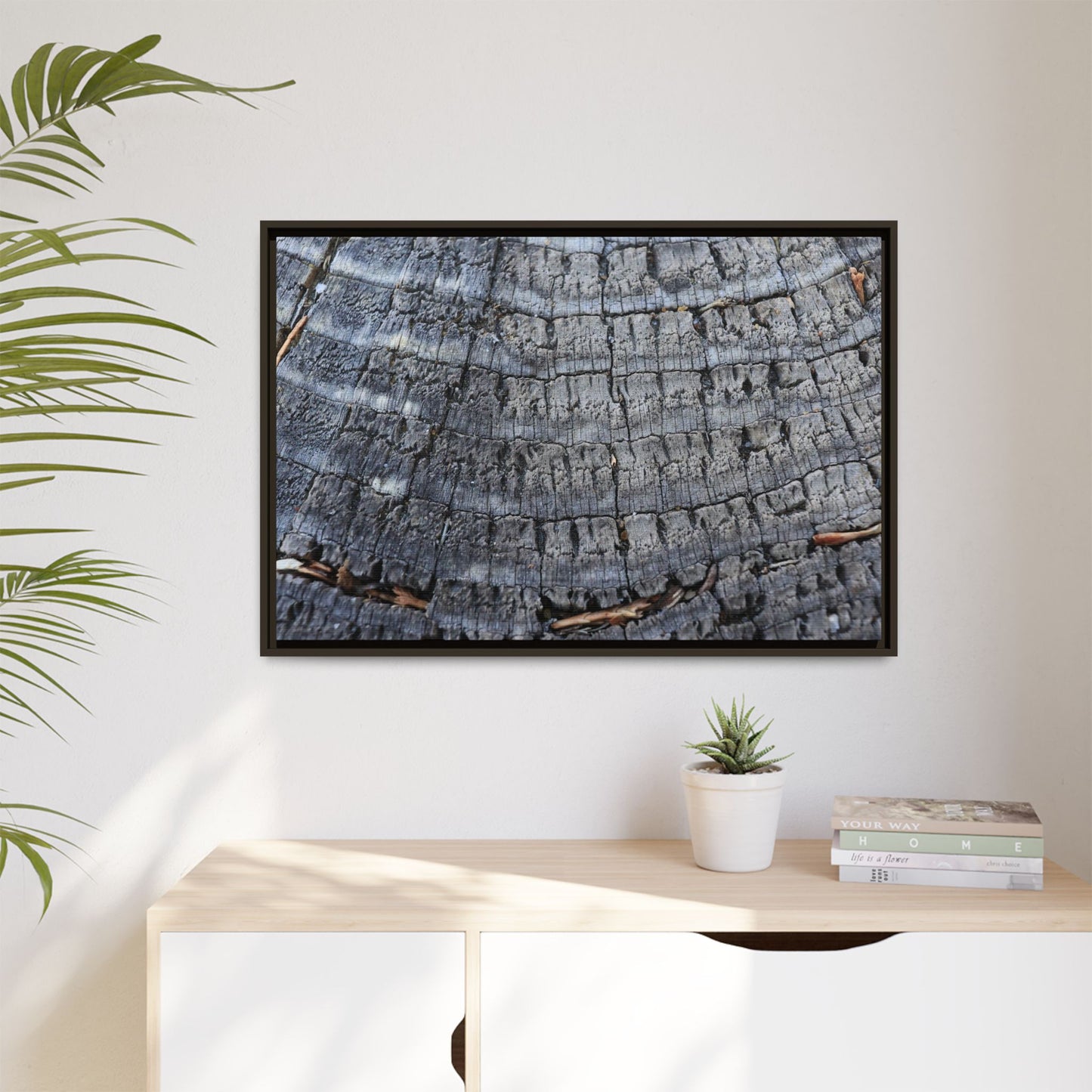 Charred Memories - Unique Stretched Canvas Wall Art