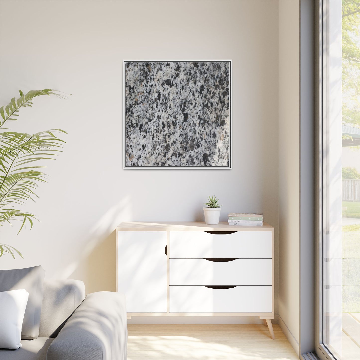 Granite Song - Unique Stretched Canvas Wall Art