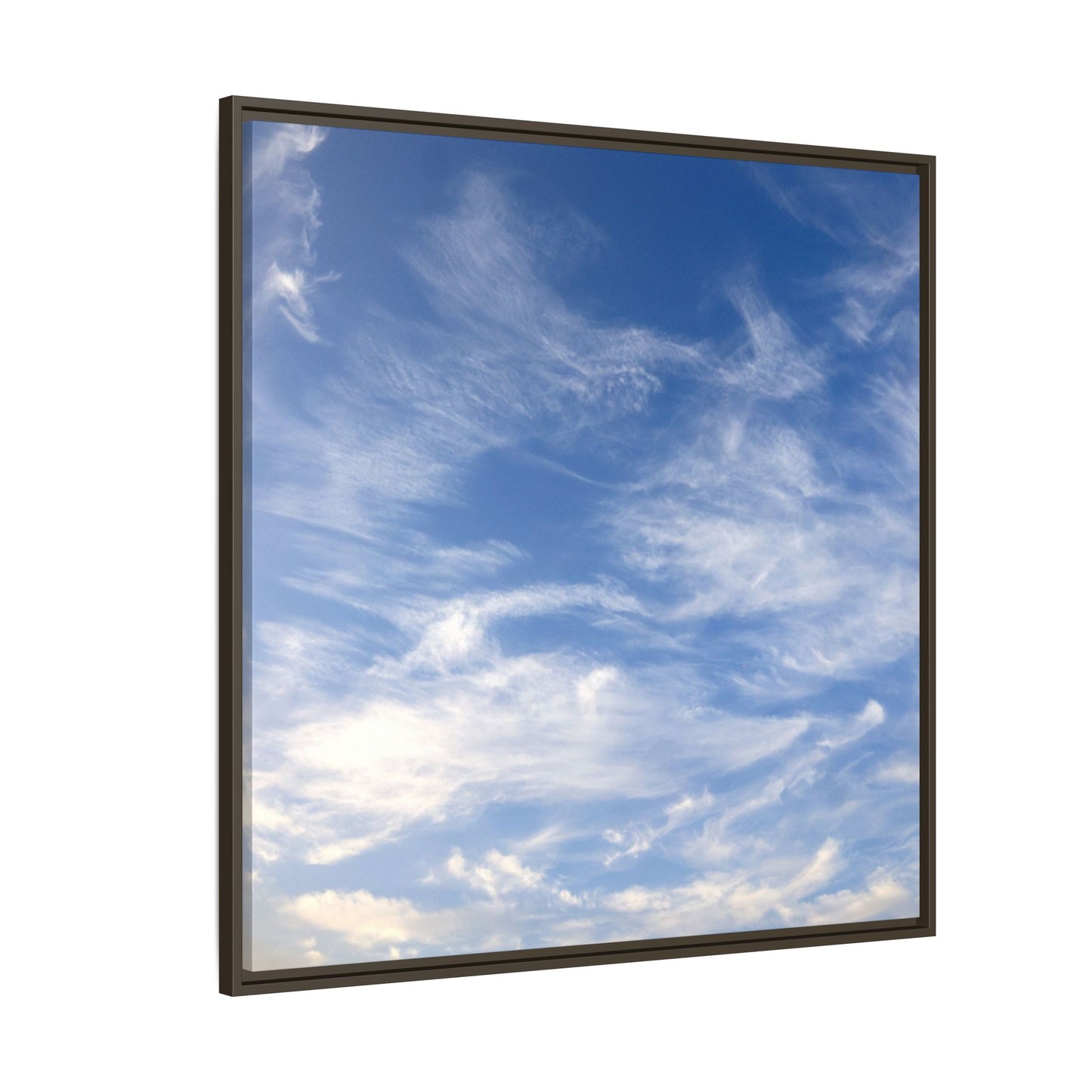 Ethereal Blue Tapestry - Unique Stretched Canvas Wall Art