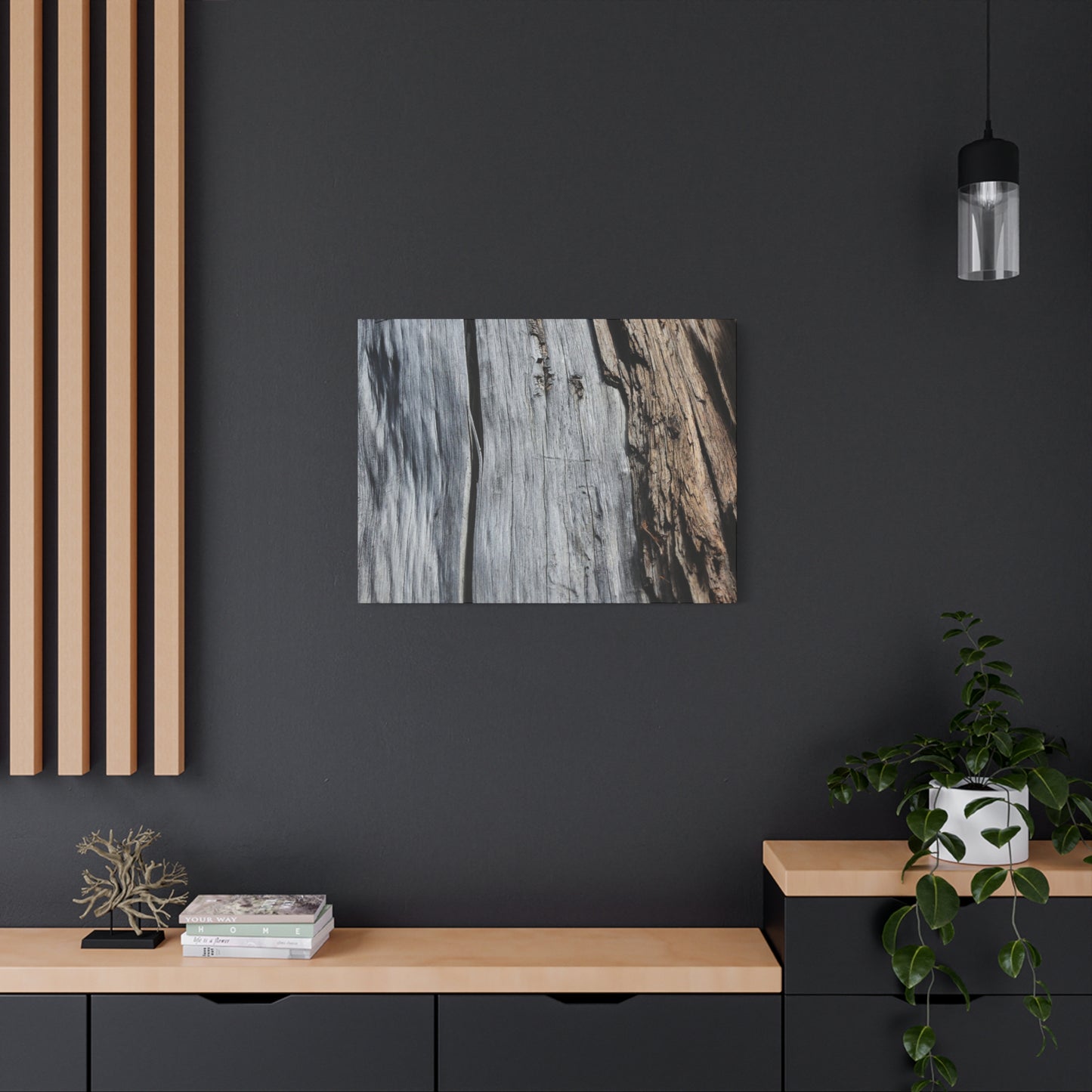 Fracture Lines - Unique Frameless Canvas Wall Art