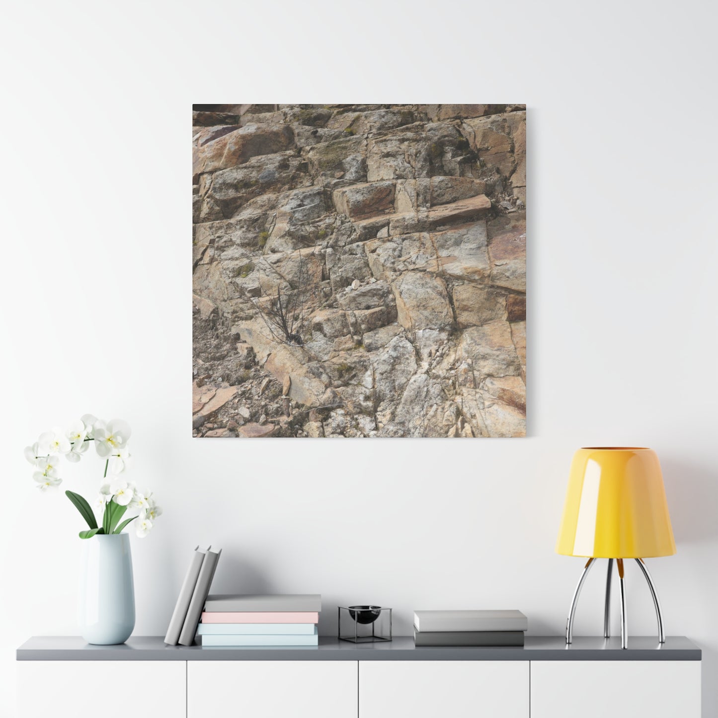Broken Rock Canvas - Unique Frameless Canvas Wall Art