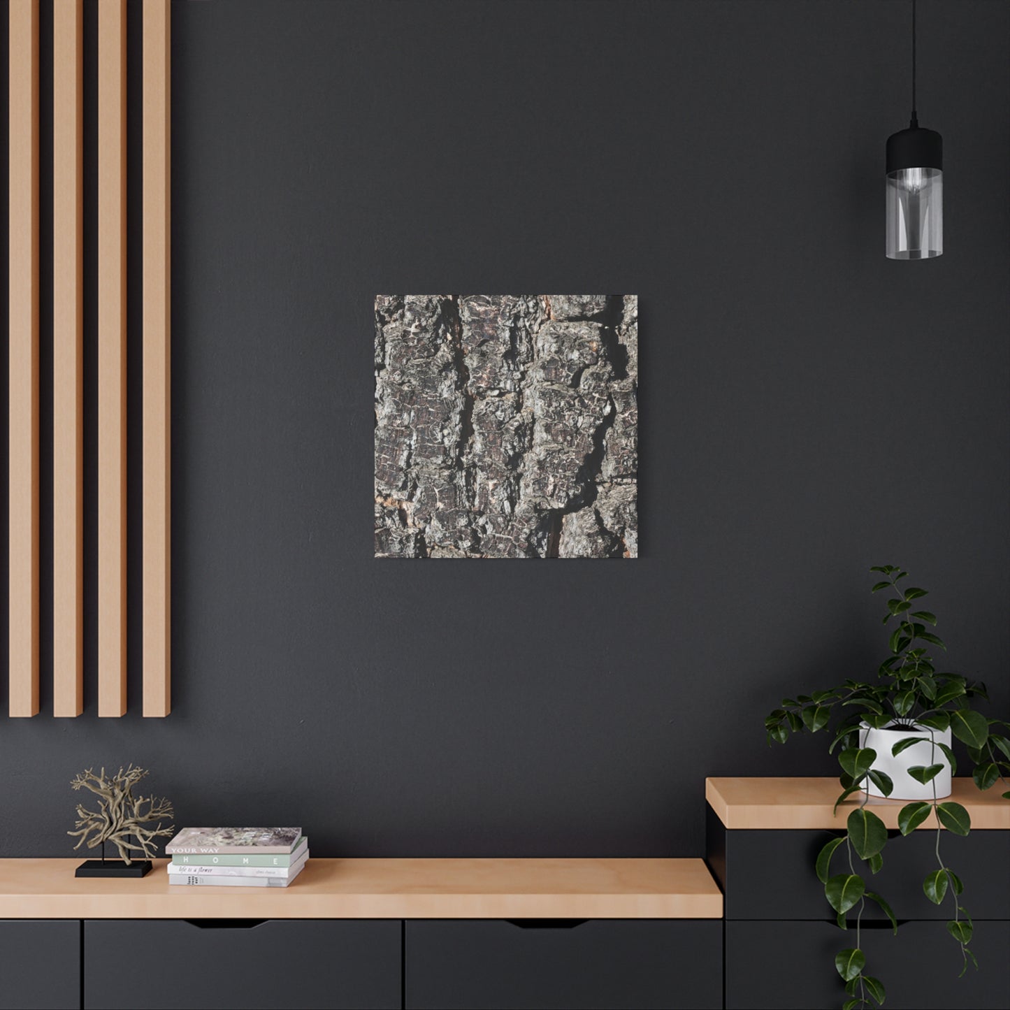 Cracked Skin of Earth - Unique Frameless Canvas Wall Art