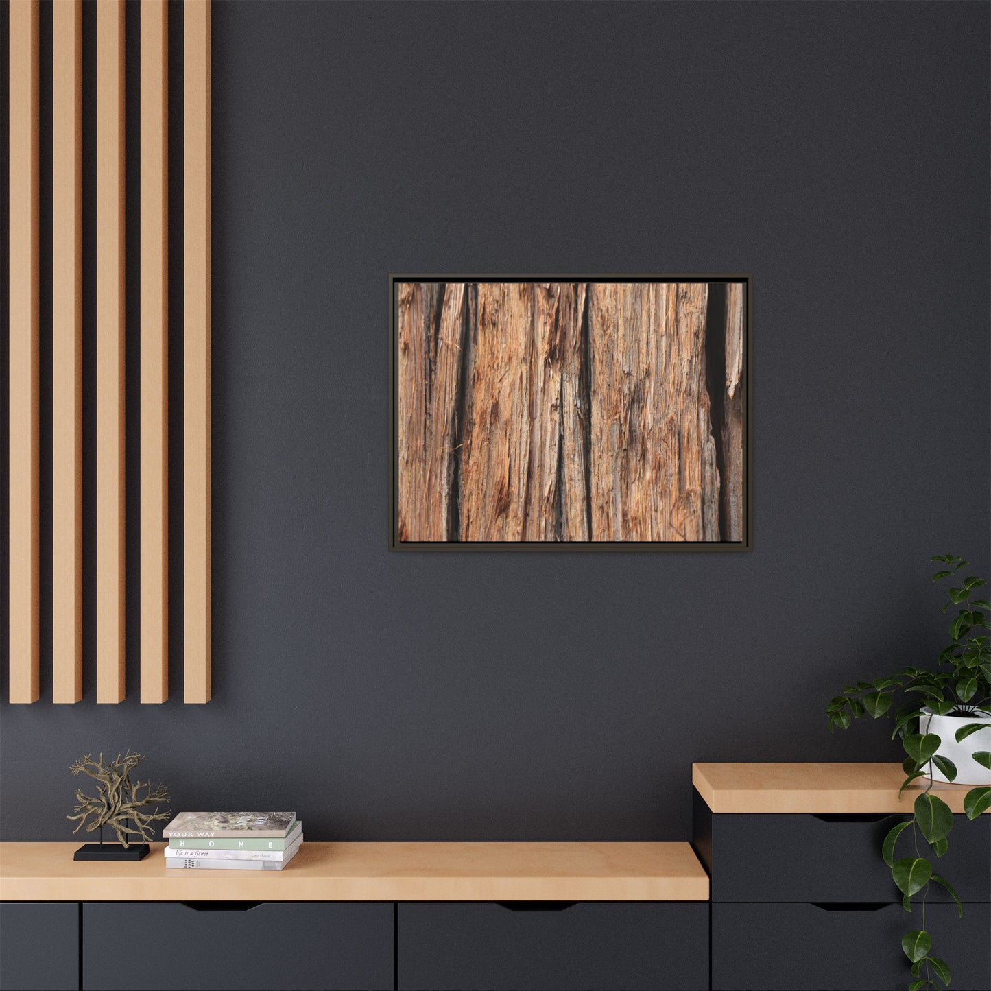 Timber Echoes - Unique Stretched Canvas Wall Art