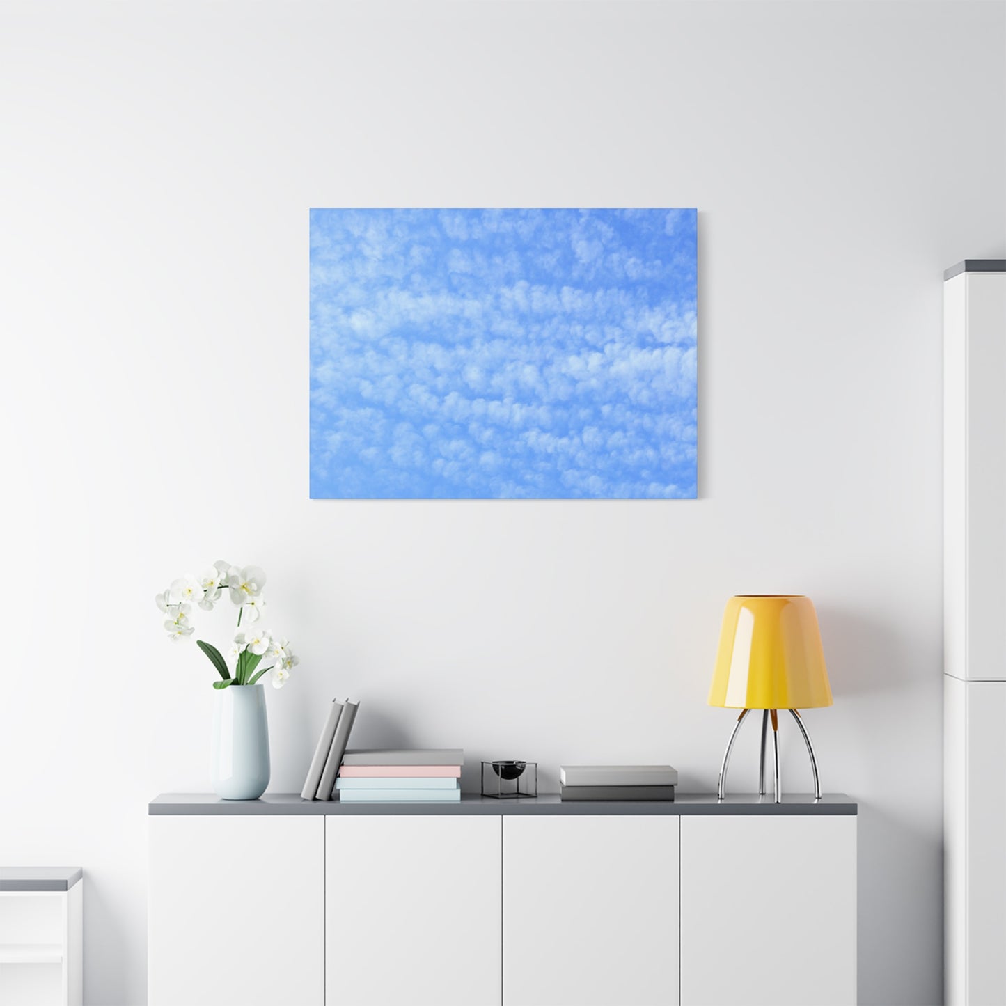 Clouded Reverie - Unique Frameless Canvas Wall Art