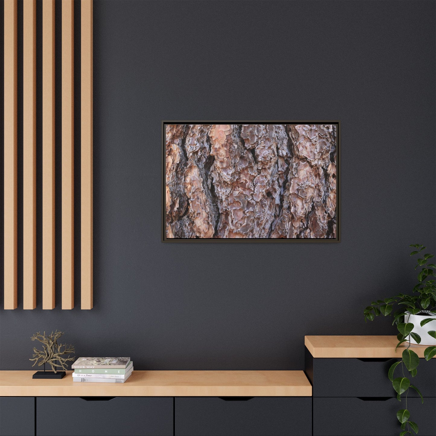 Layered Textures - Unique Stretched Canvas Wall Art