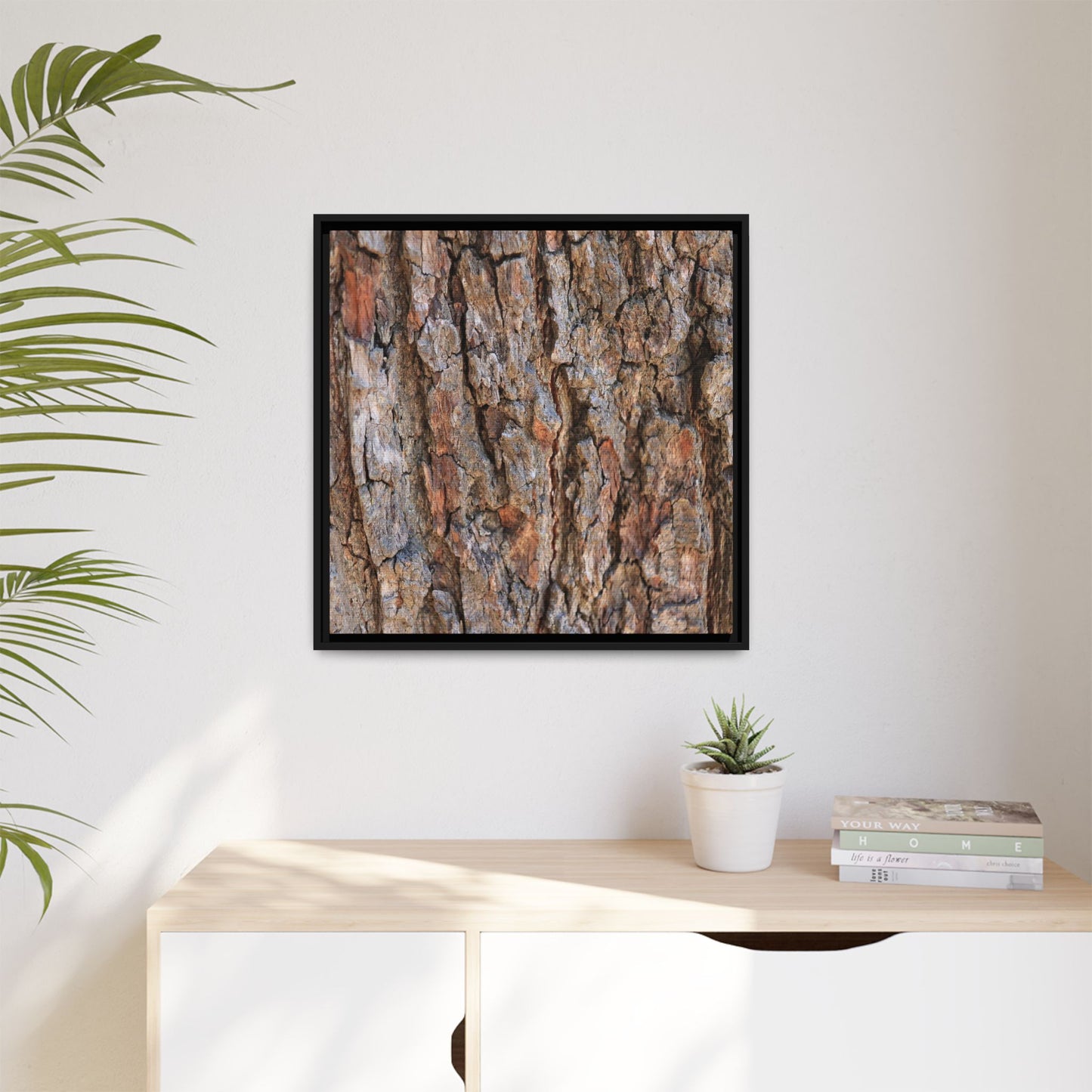 Tree's Timeworn Tale - Unique Stretched Canvas Wall Art