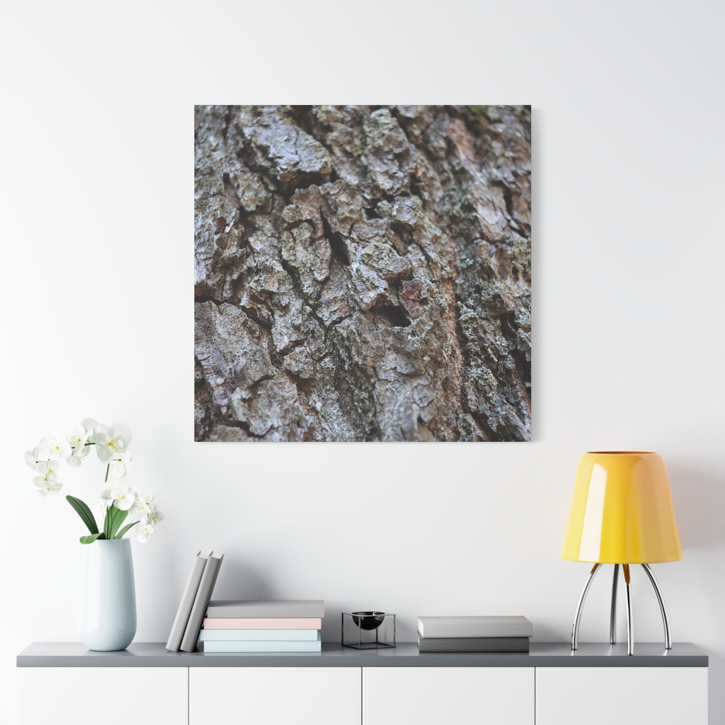 Cracked Echoes - Unique Frameless Canvas Wall Art