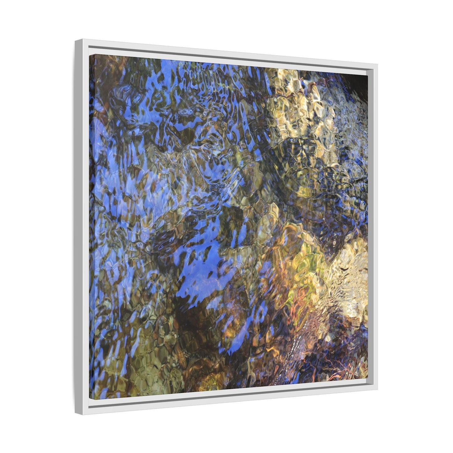 Aquatic Kaleidoscope - Unique Stretched Canvas Wall Art