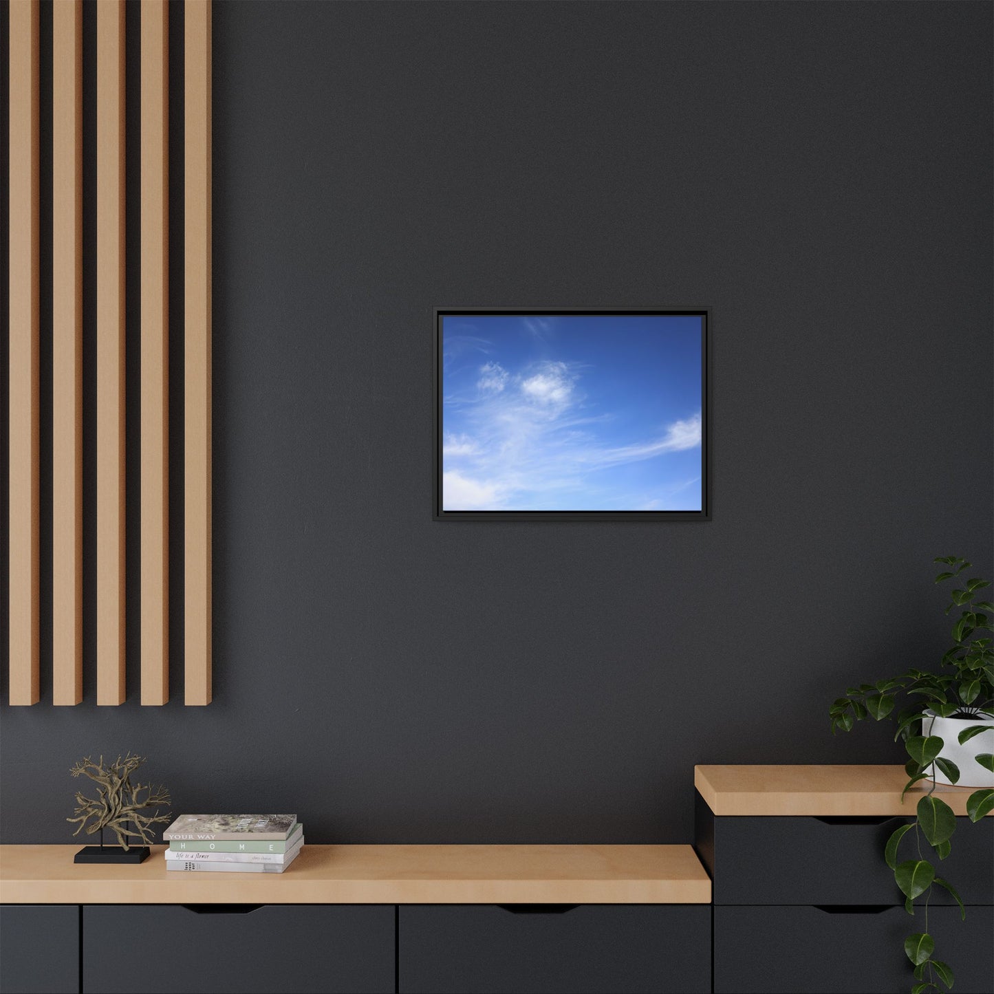 Blue Serenity - Unique Stretched Canvas Wall Art