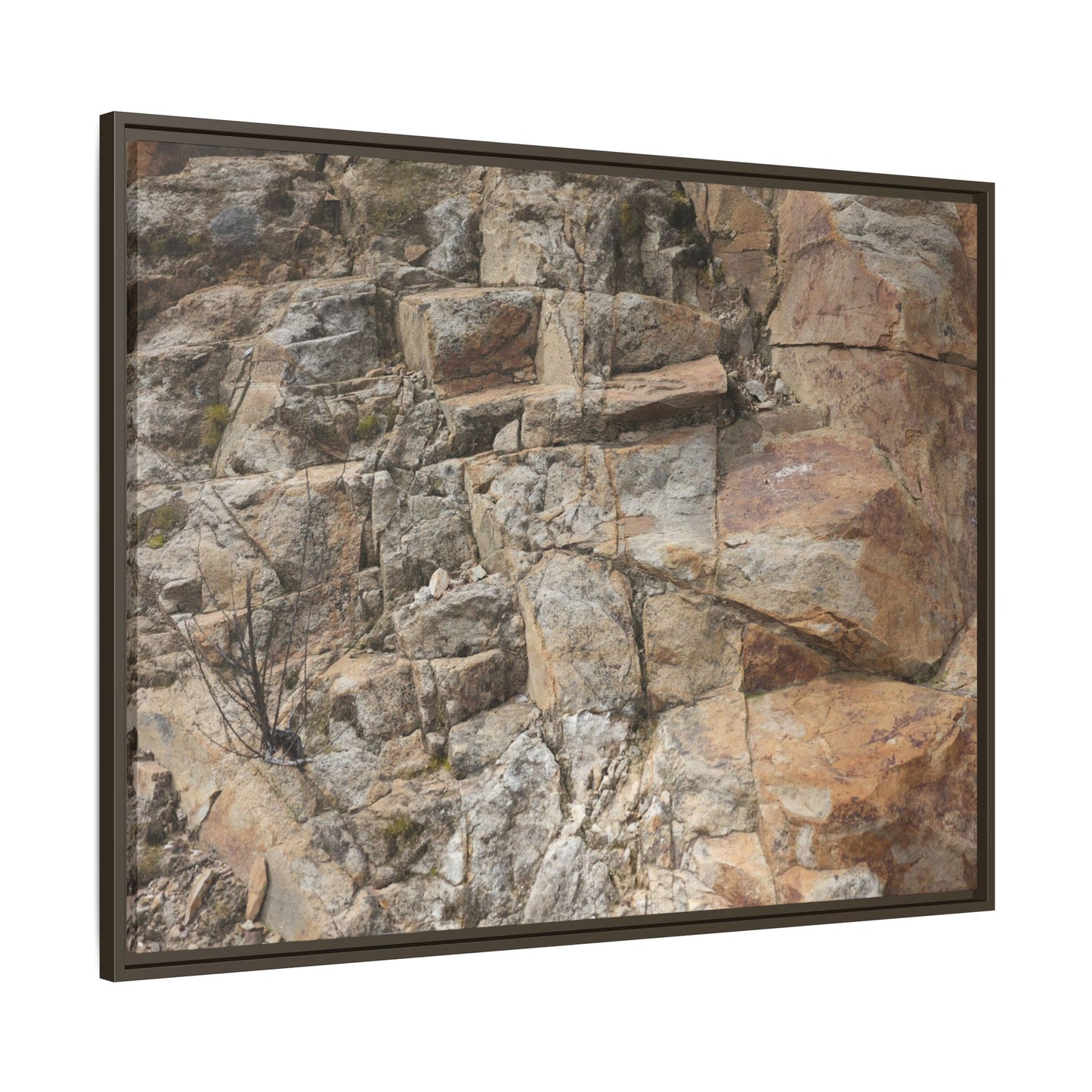Sandstone Symphony - Unique Stretched Canvas Wall Art