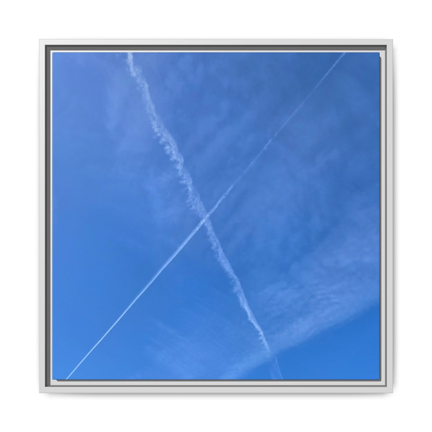 Sky Crossroads - Unique Stretched Canvas Wall Art