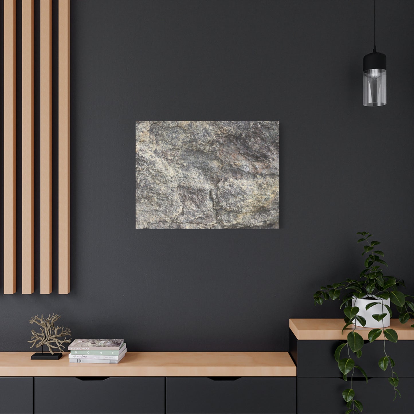 Granite Memory - Unique Frameless Canvas Wall Art