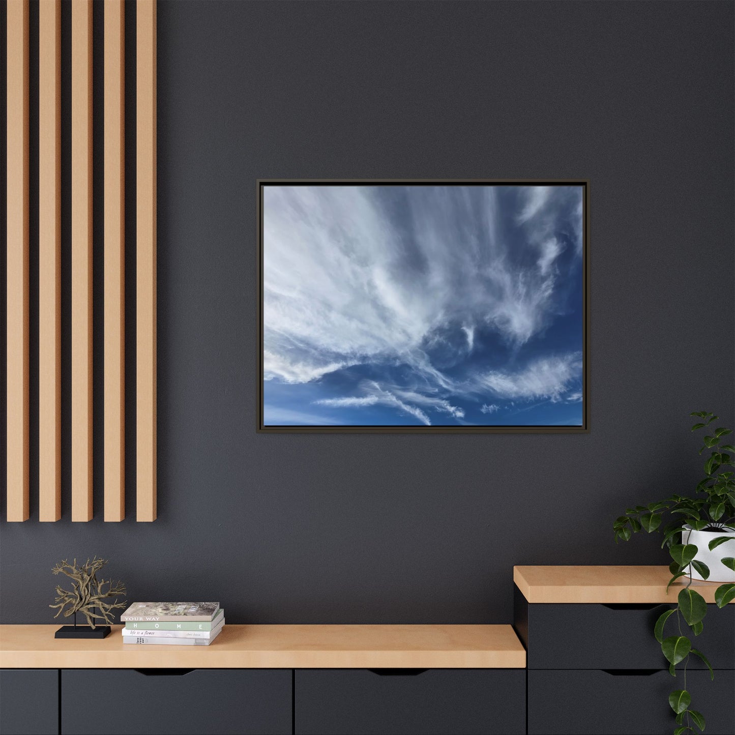Ethereal Skies - Unique Stretched Canvas Wall Art