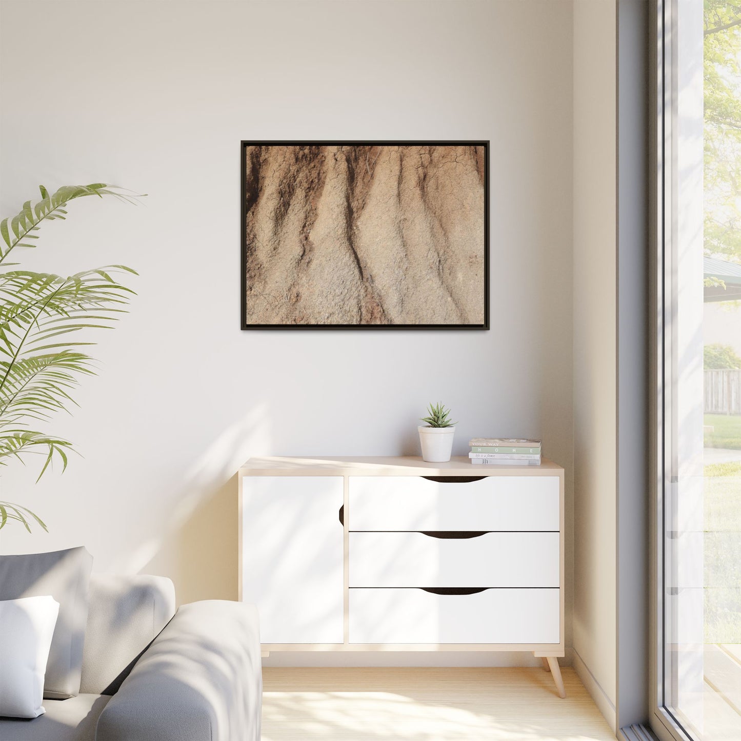 Eroded Canyon Walls - Unique Stretched Canvas Wall Art