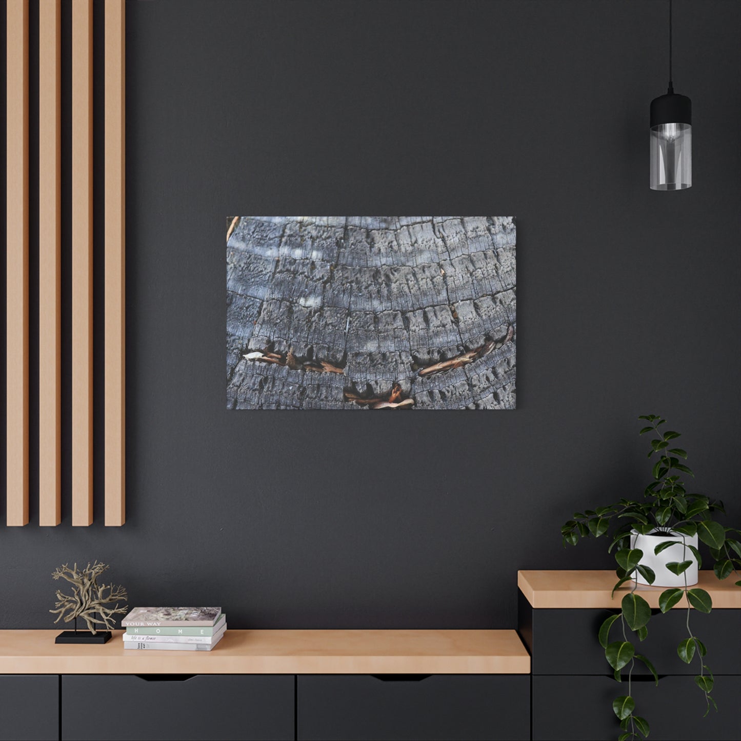 Time's Fractal Whispers - Unique Frameless Canvas Wall Art