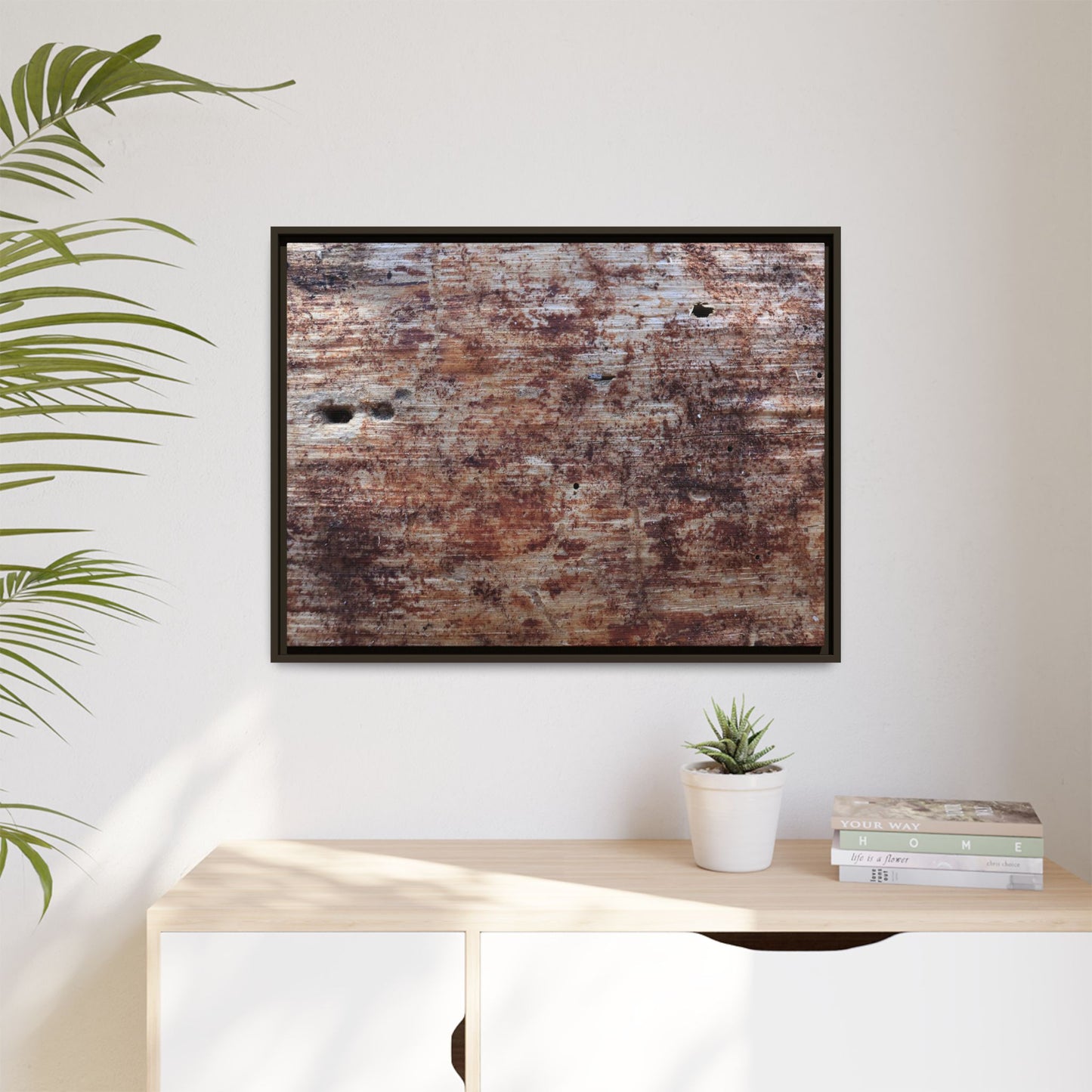 Rustic Textures - Unique Stretched Canvas Wall Art