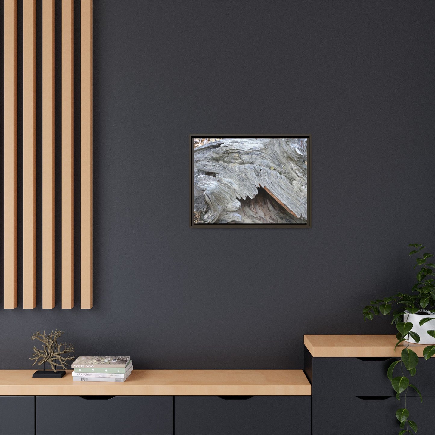Driftwood Dreams - Unique Stretched Canvas Wall Art